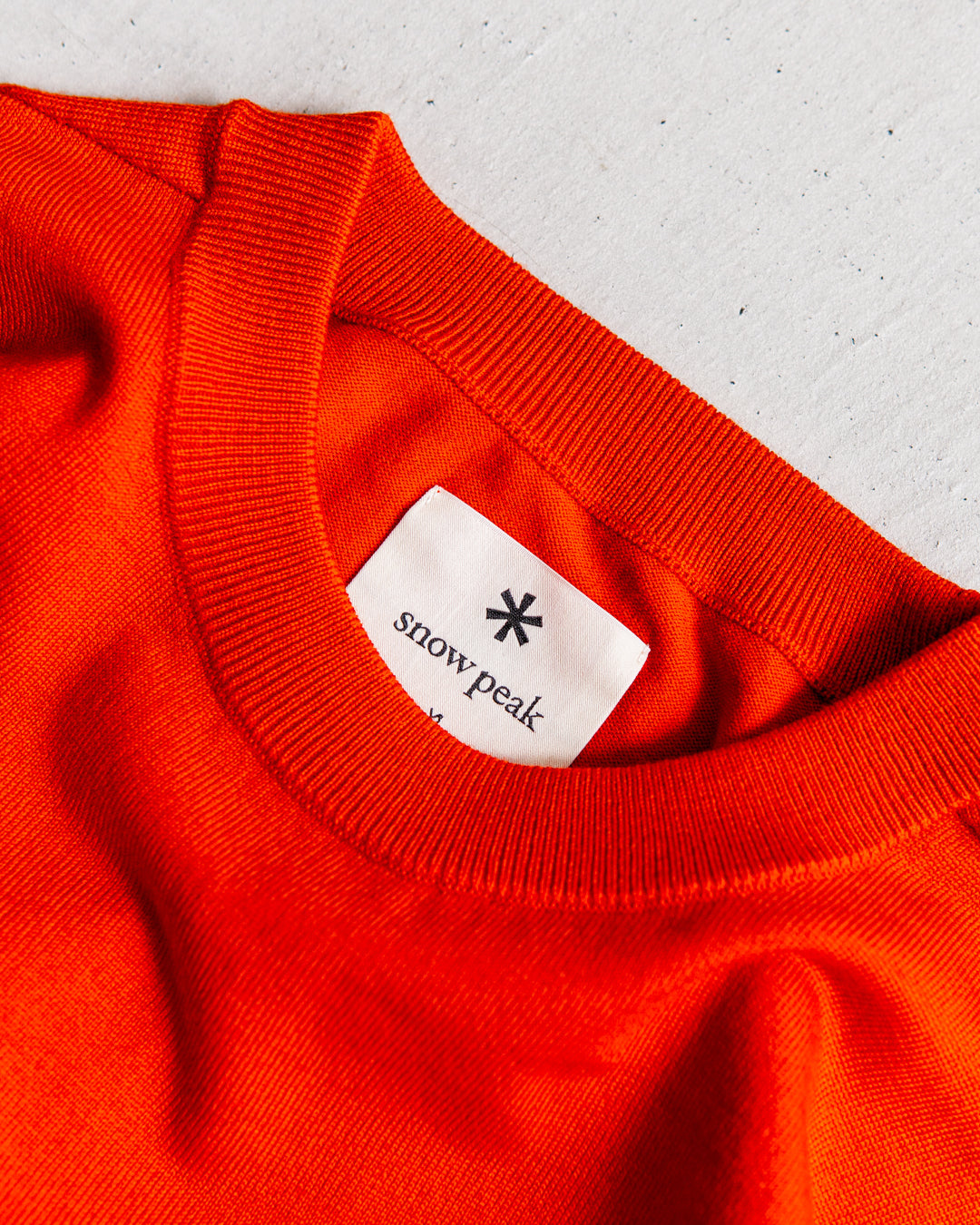 snow peak Washable Wool Crewneck Knit