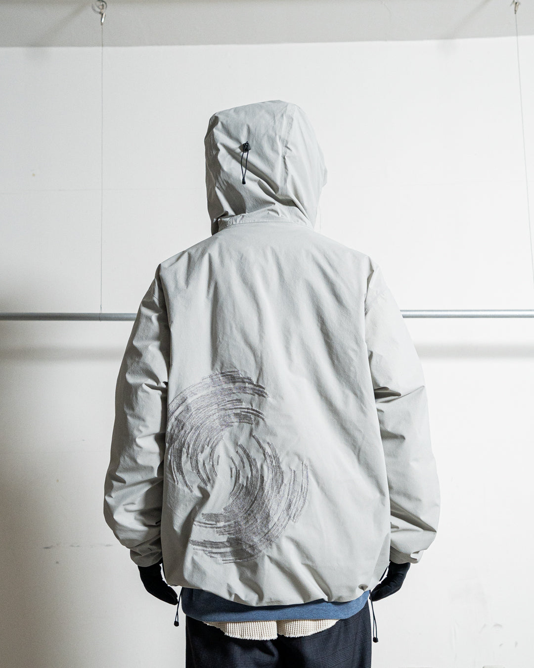 【collaboration】ES.1 × THE NEW ORDER magazine D005 TNO 3lyr down hoodie