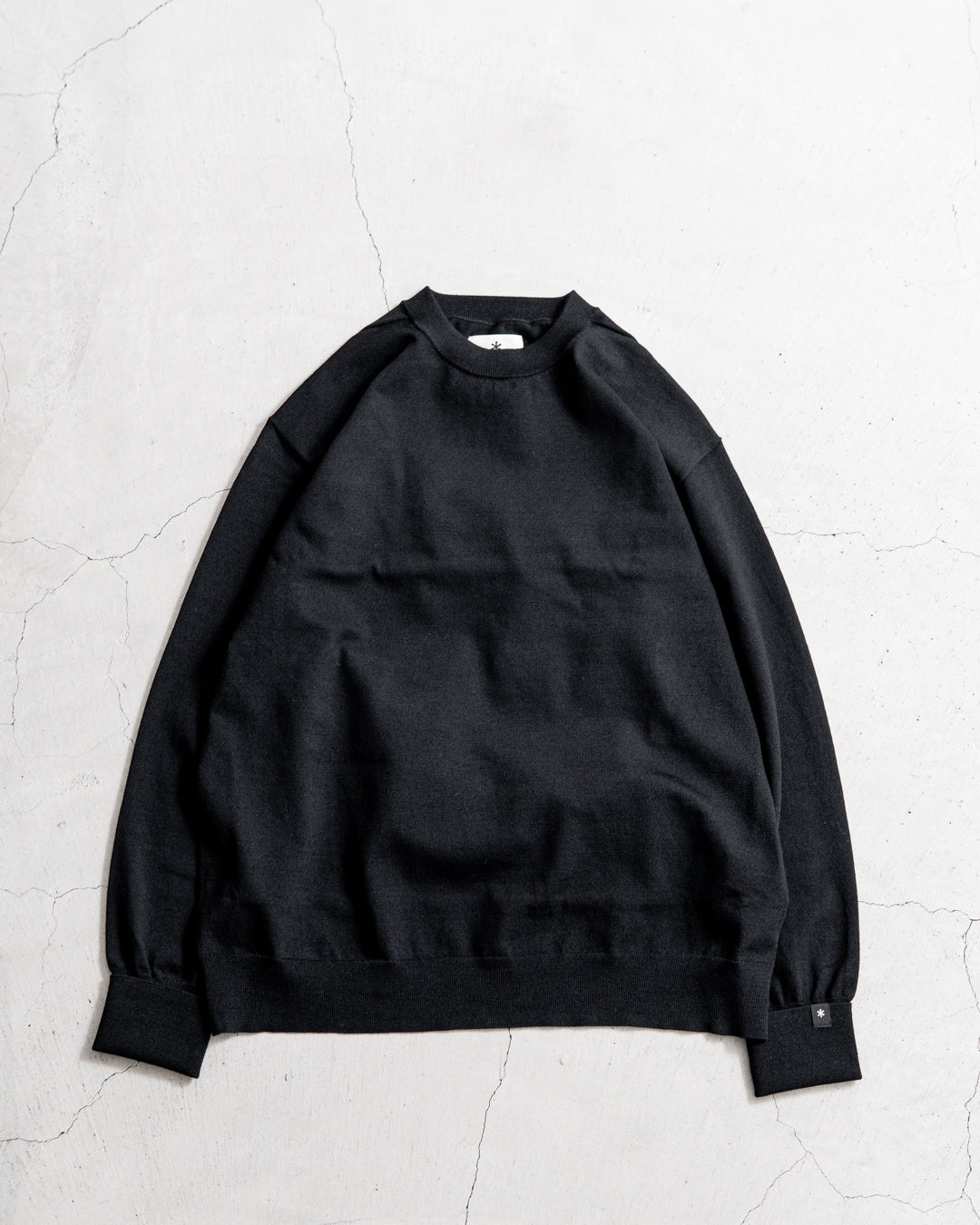 snow peak Washable Wool Crewneck Knit