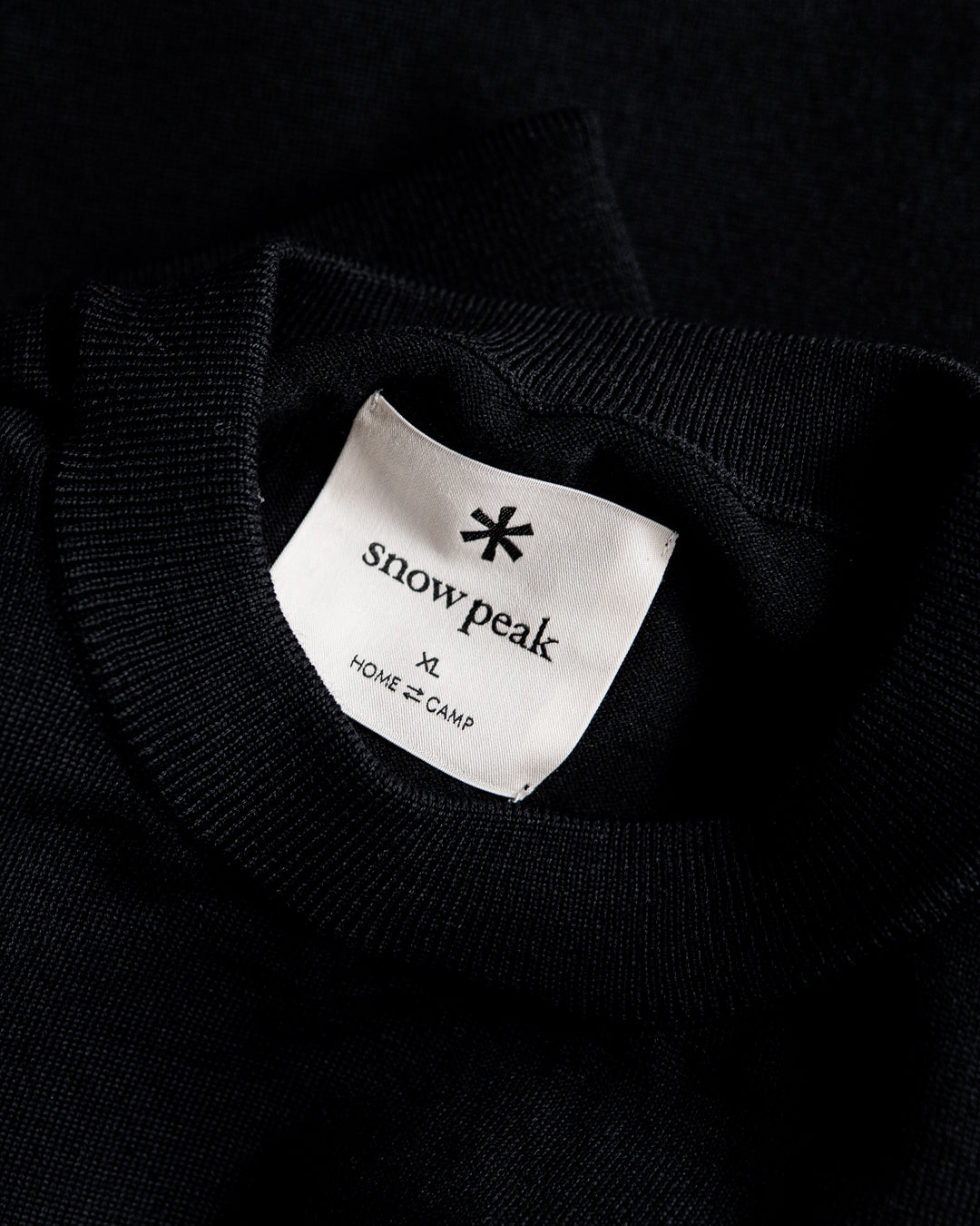 snow peak Washable Wool Crewneck Knit