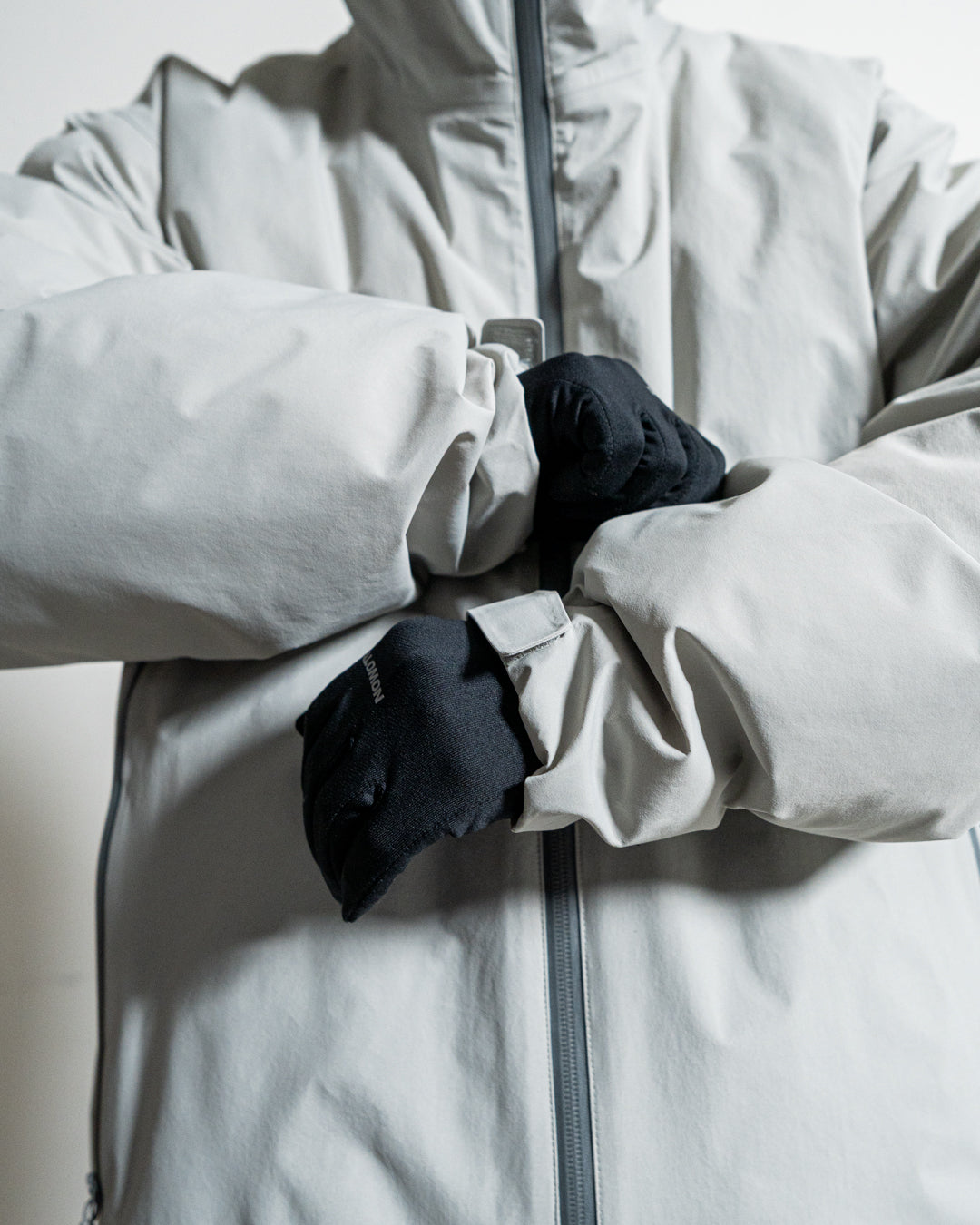 【collaboration】ES.1 × THE NEW ORDER magazine D005 TNO 3lyr down hoodie