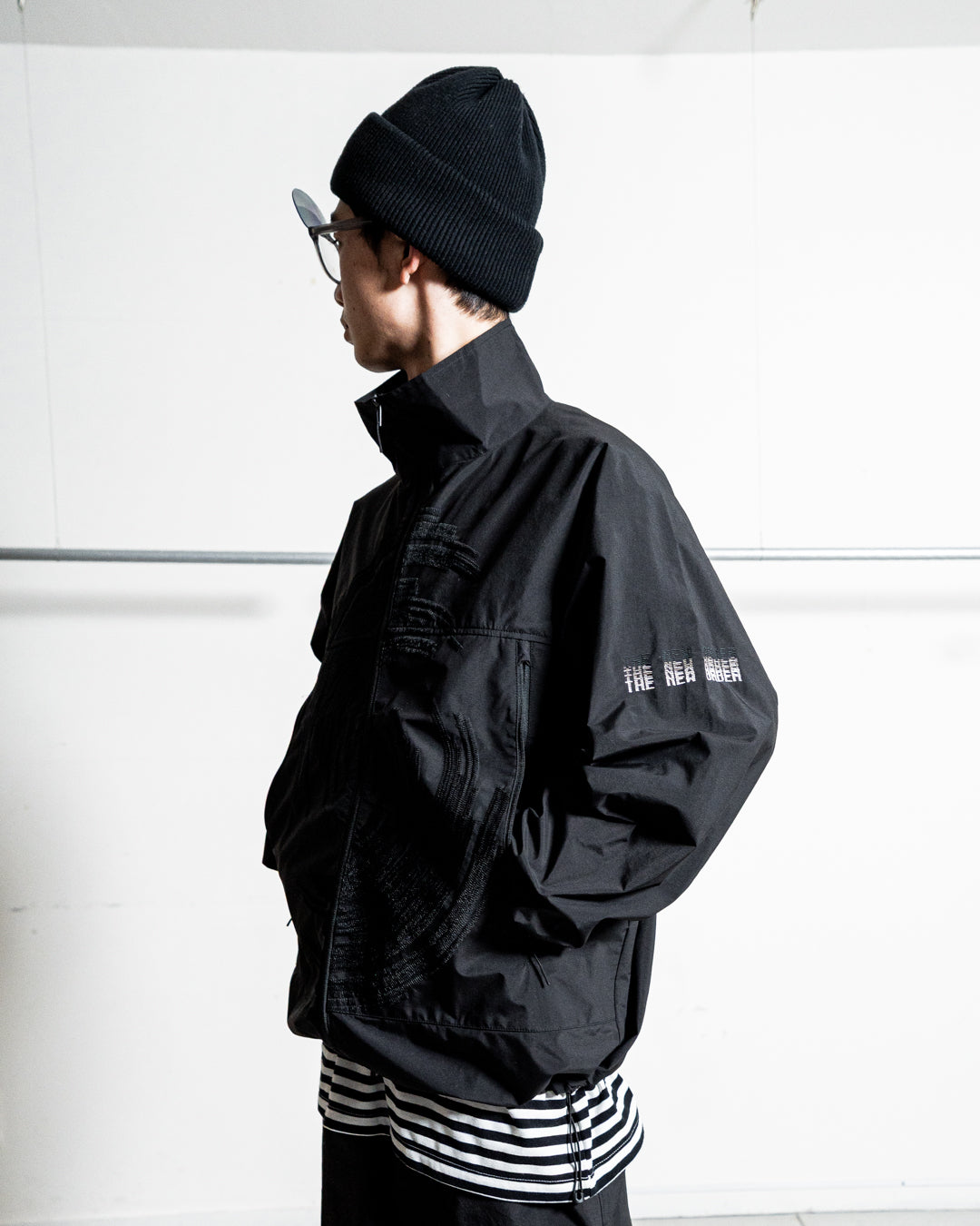 【collaboration】ES.1 × THE NEW ORDER magazine F001 TNO Nylon Jacket