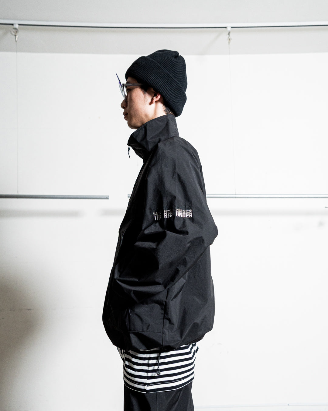 【collaboration】ES.1 × THE NEW ORDER magazine F001 TNO Nylon Jacket