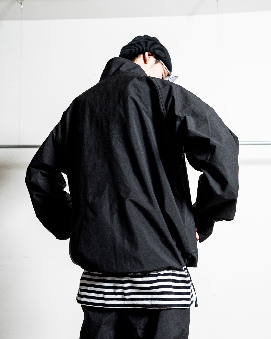 【collaboration】ES.1 × THE NEW ORDER magazine F001 TNO Nylon Jacket