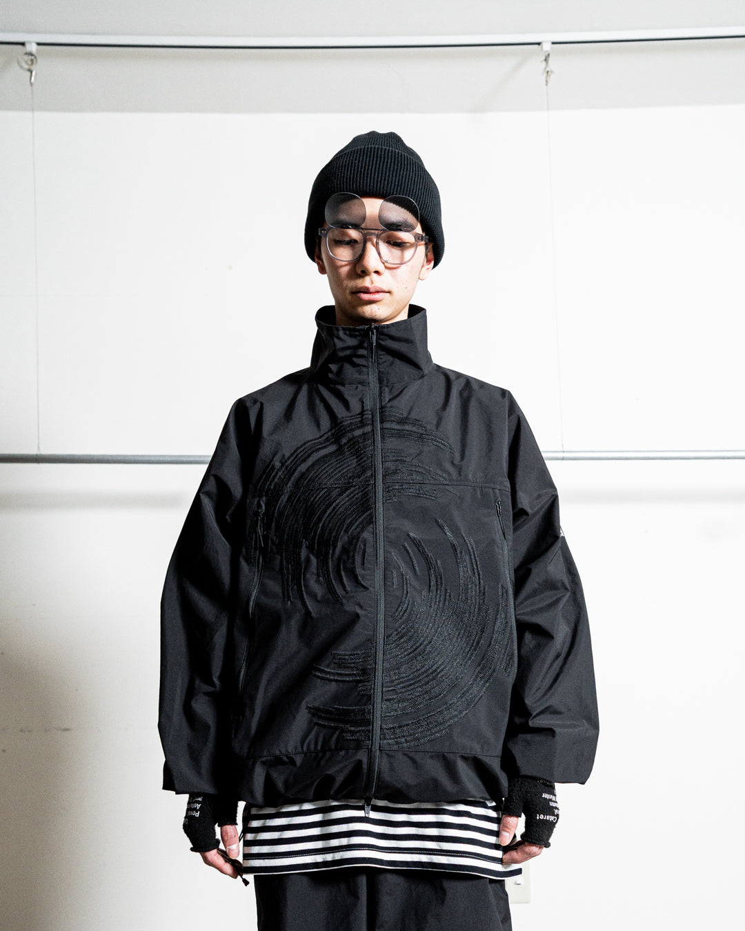 【collaboration】ES.1 × THE NEW ORDER magazine F001 TNO Nylon Jacket