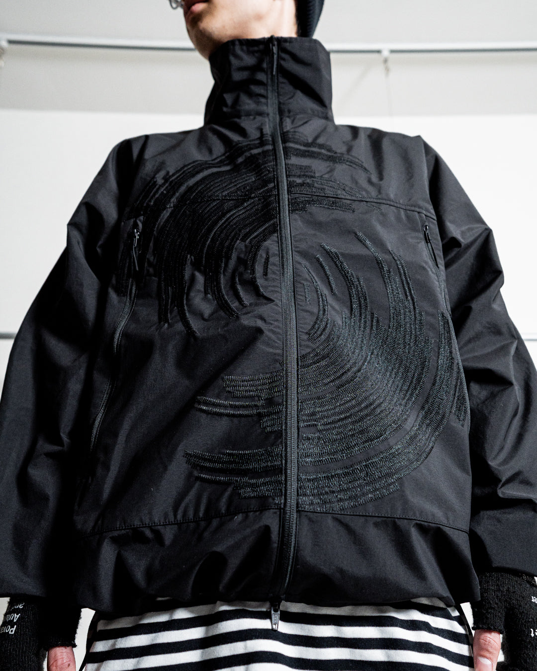 【collaboration】ES.1 × THE NEW ORDER magazine F001 TNO Nylon Jacket
