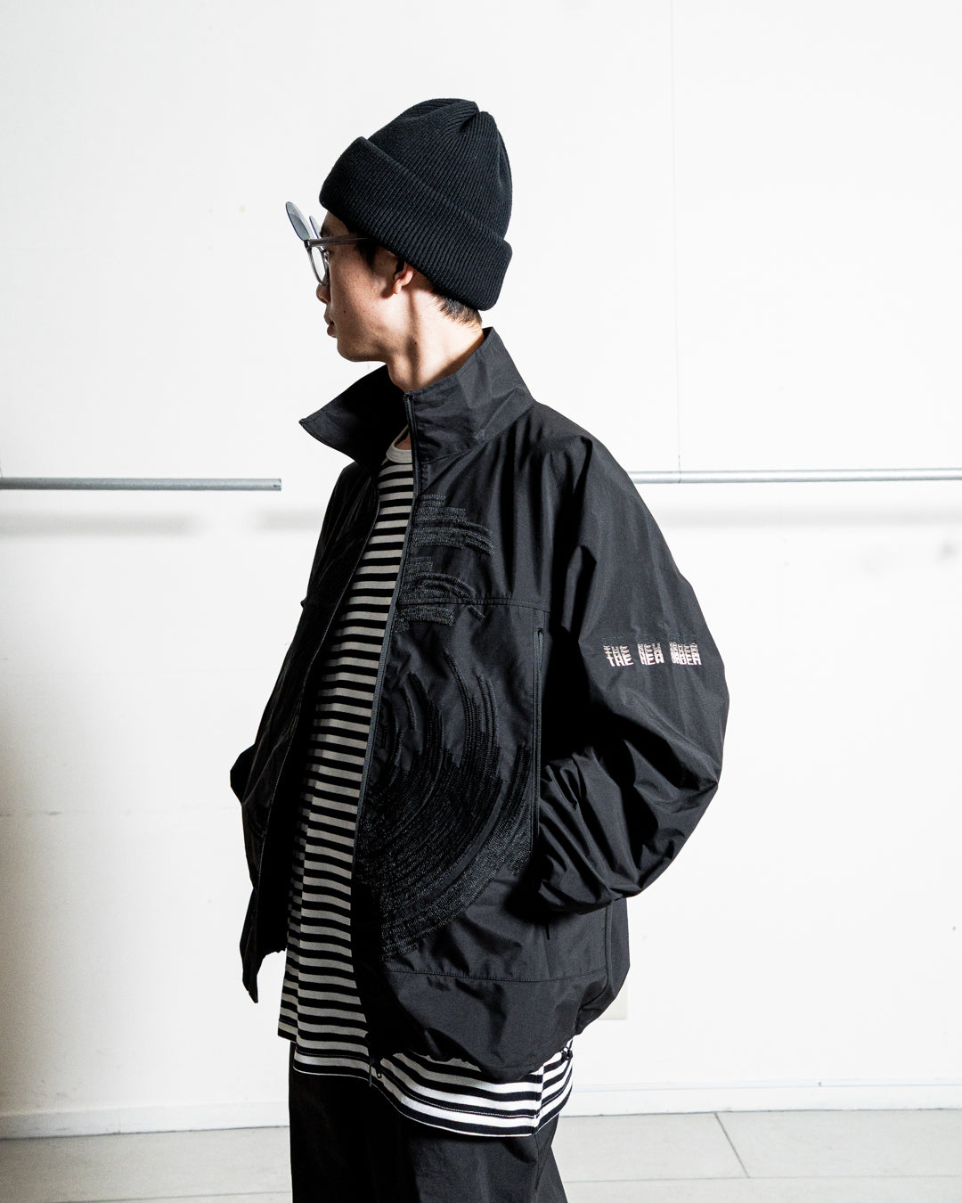 【collaboration】ES.1 × THE NEW ORDER magazine F001 TNO Nylon Jacket