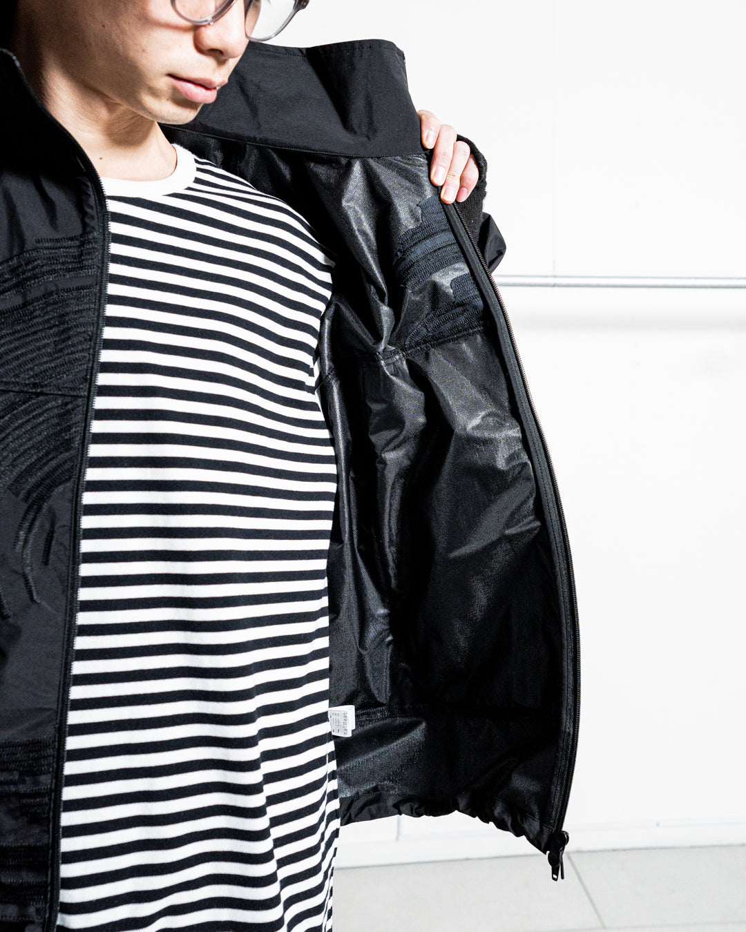【collaboration】ES.1 × THE NEW ORDER magazine F001 TNO Nylon Jacket
