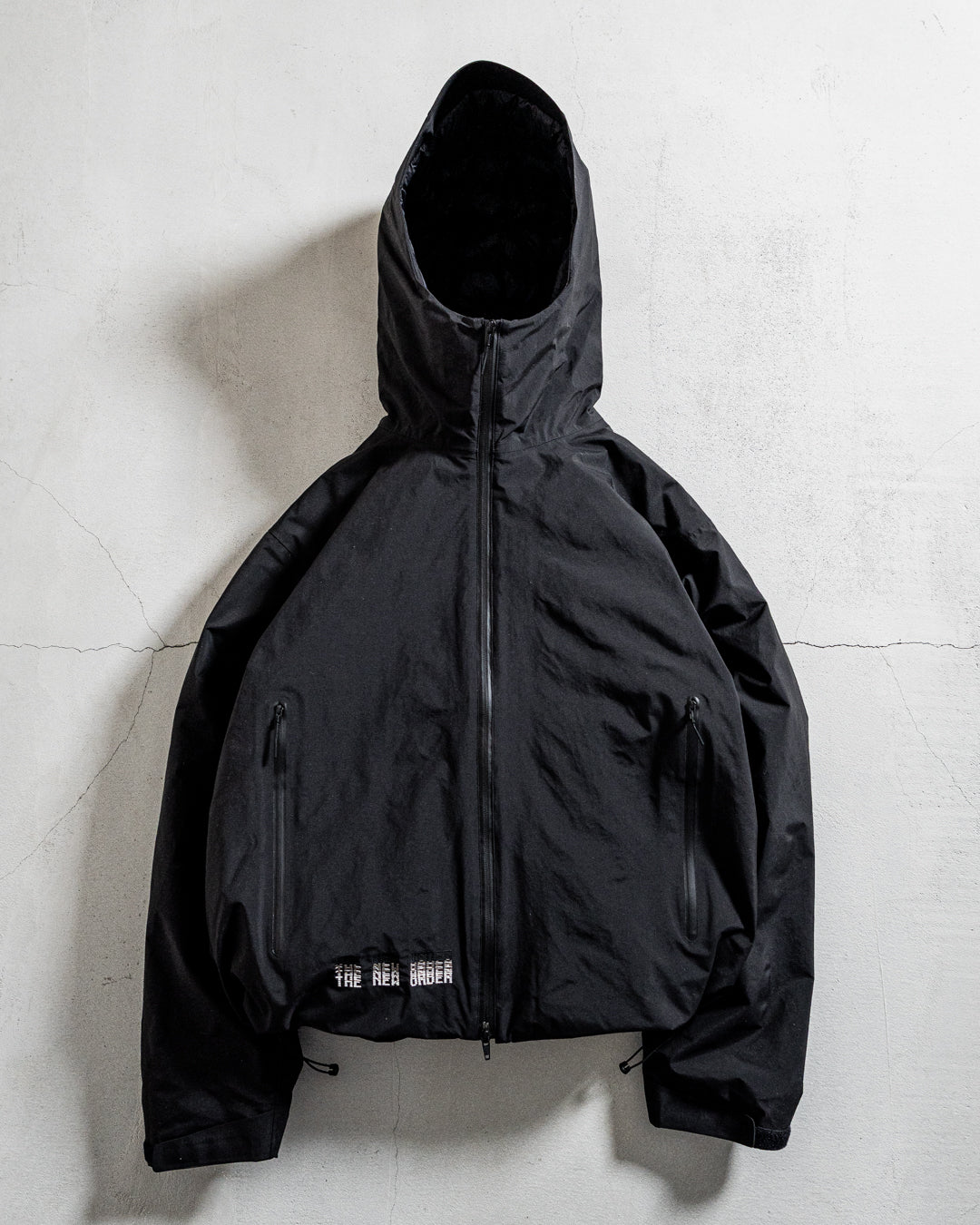 【collaboration】ES.1 × THE NEW ORDER magazine D005 TNO 3lyr down hoodie