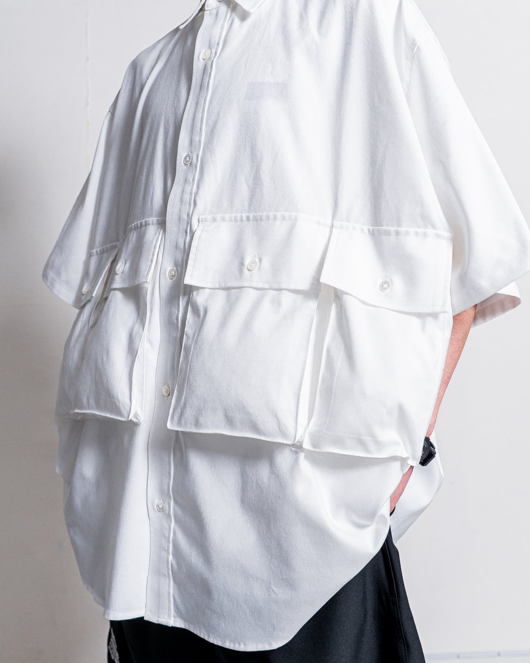 FreshService (フレッシュサービス) DRY OXFORD FLAP POCKET S/S SHIRT