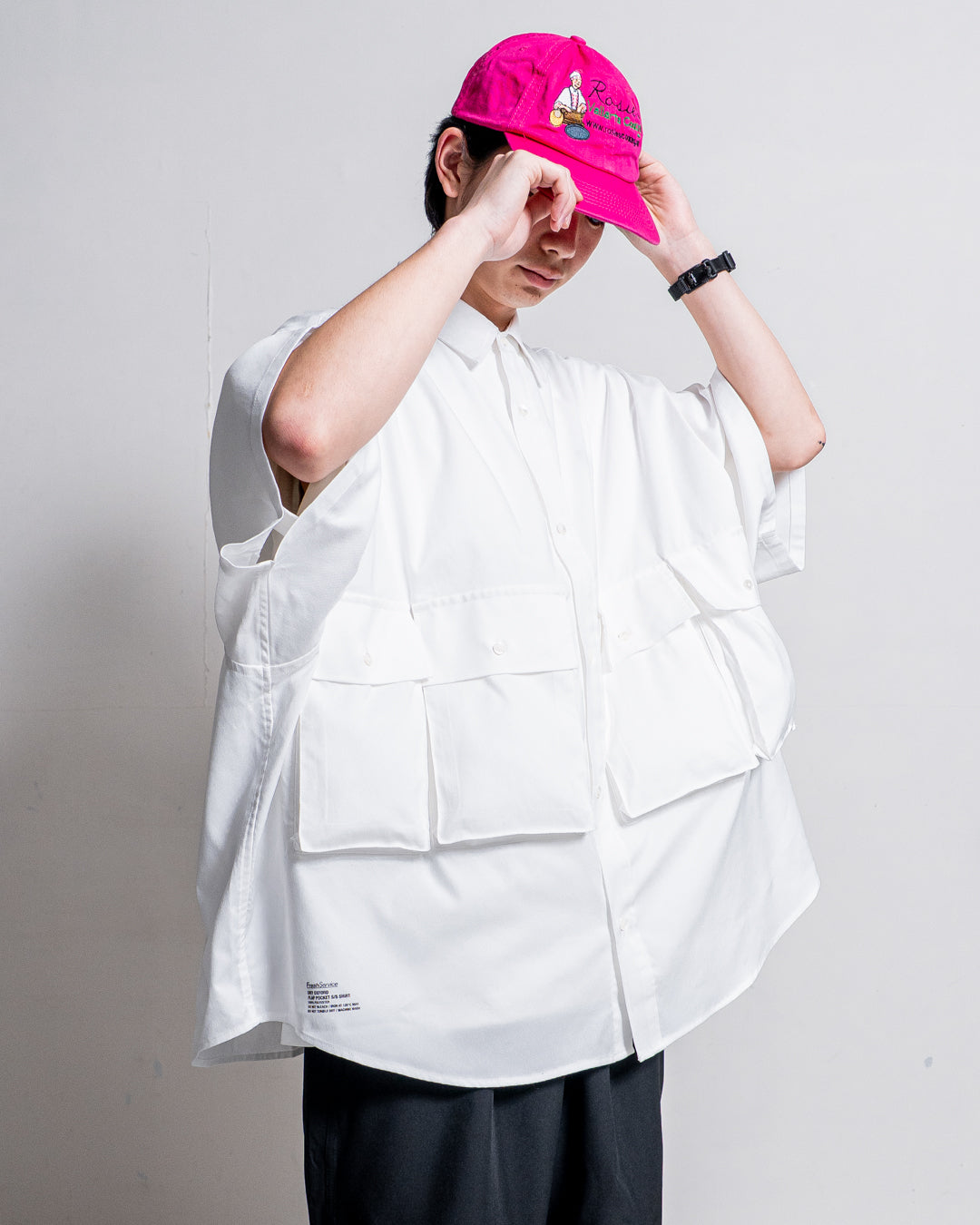 FreshService (フレッシュサービス) DRY OXFORD FLAP POCKET S/S SHIRT