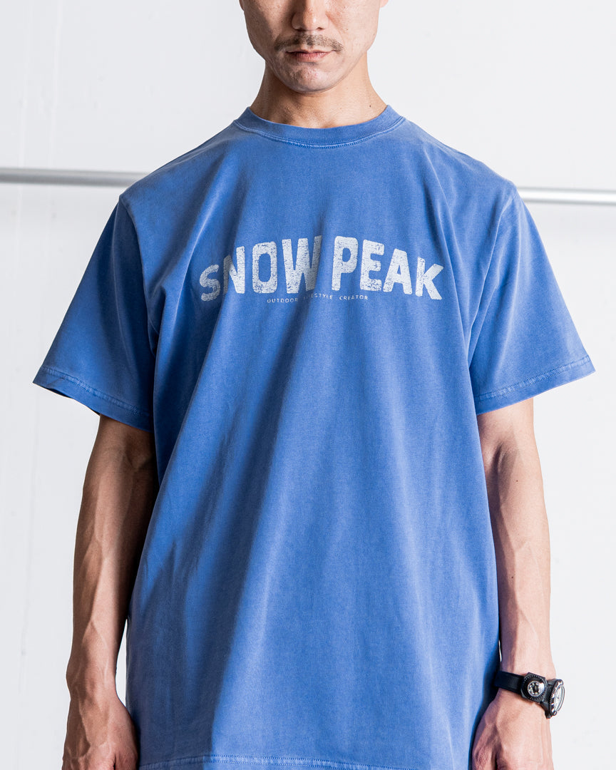 通販] snow peak(スノーピーク) Recycled Cotton Dyed T-Shirt 商品