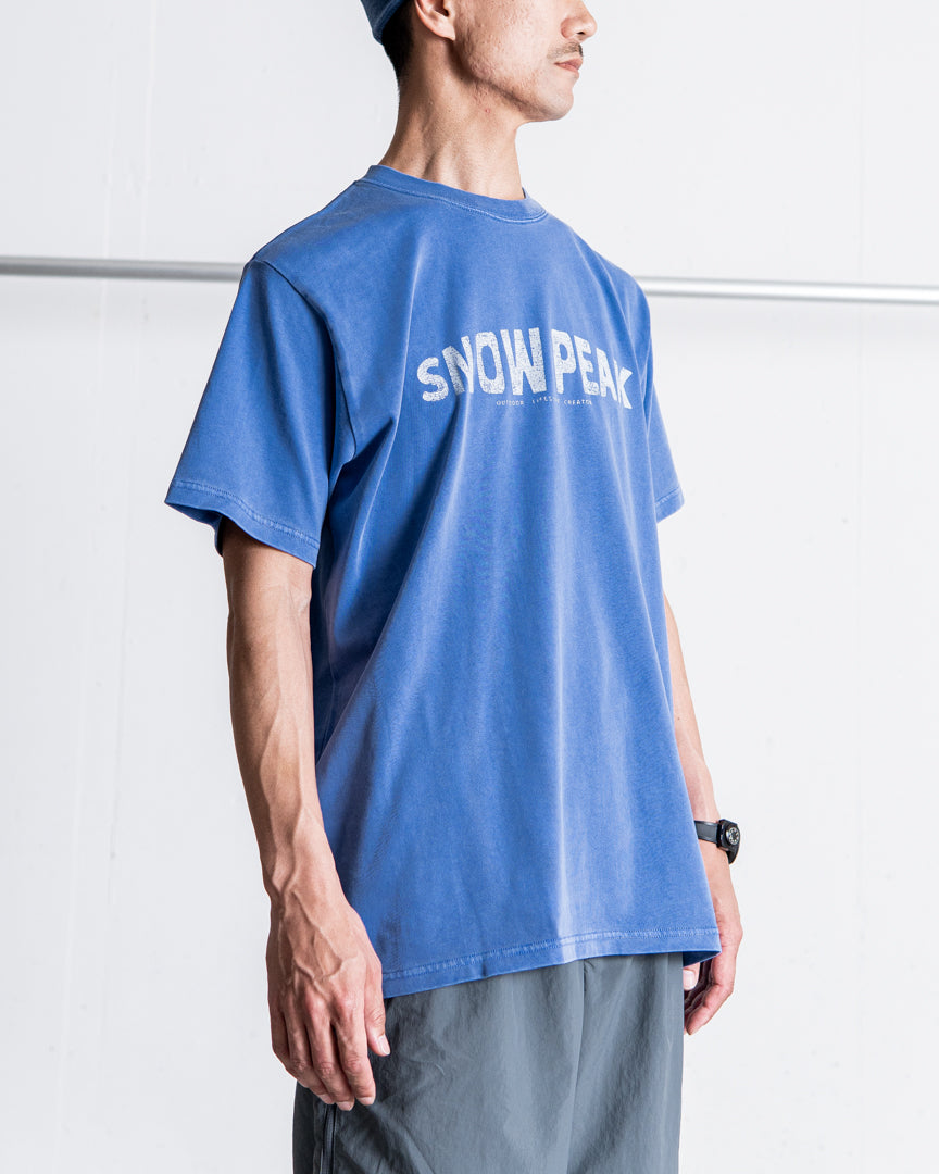 通販] snow peak(スノーピーク) Recycled Cotton Dyed T-Shirt 商品