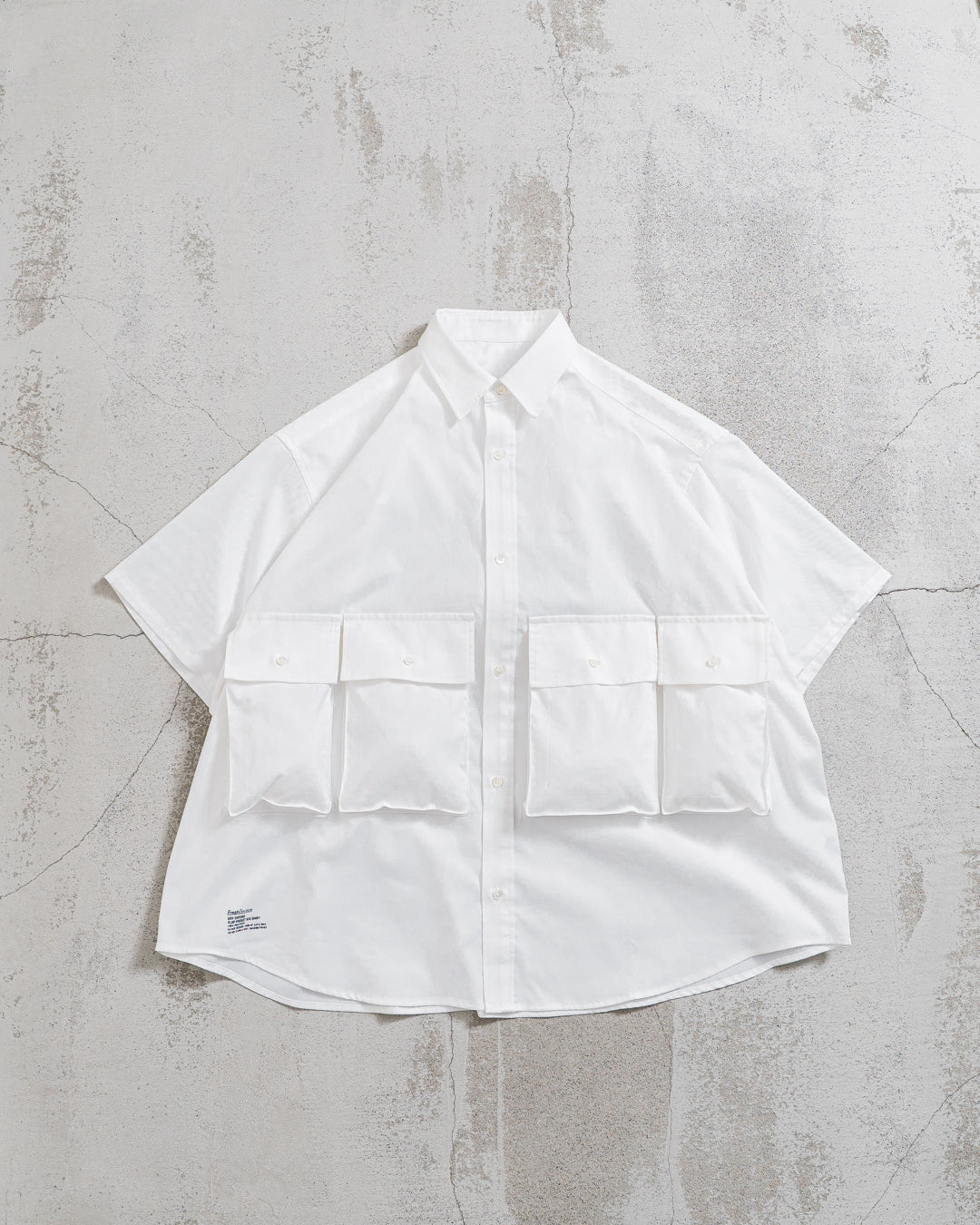 FreshService (フレッシュサービス) DRY OXFORD FLAP POCKET S/S SHIRT
