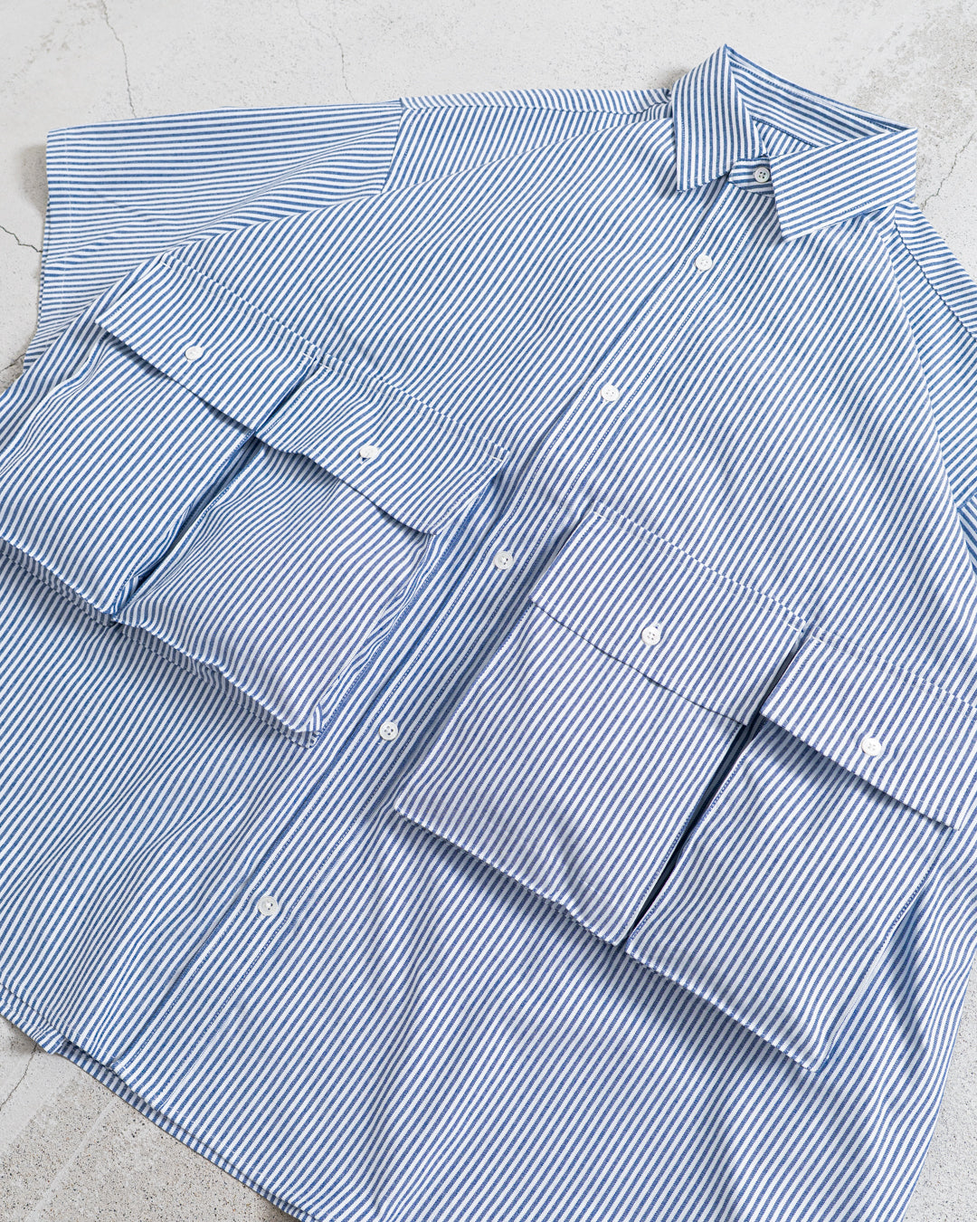 FreshService (フレッシュサービス) DRY OXFORD FLAP POCKET S/S SHIRT