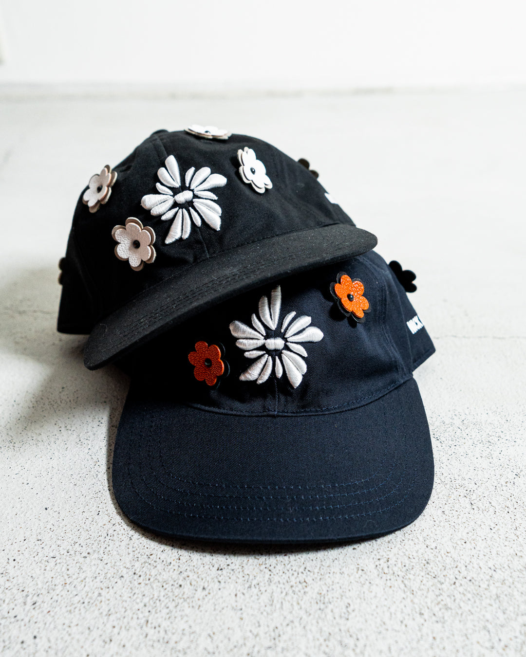 yorozu × NICK GEAR "YH LEATHER 3D FLOWER CAP"