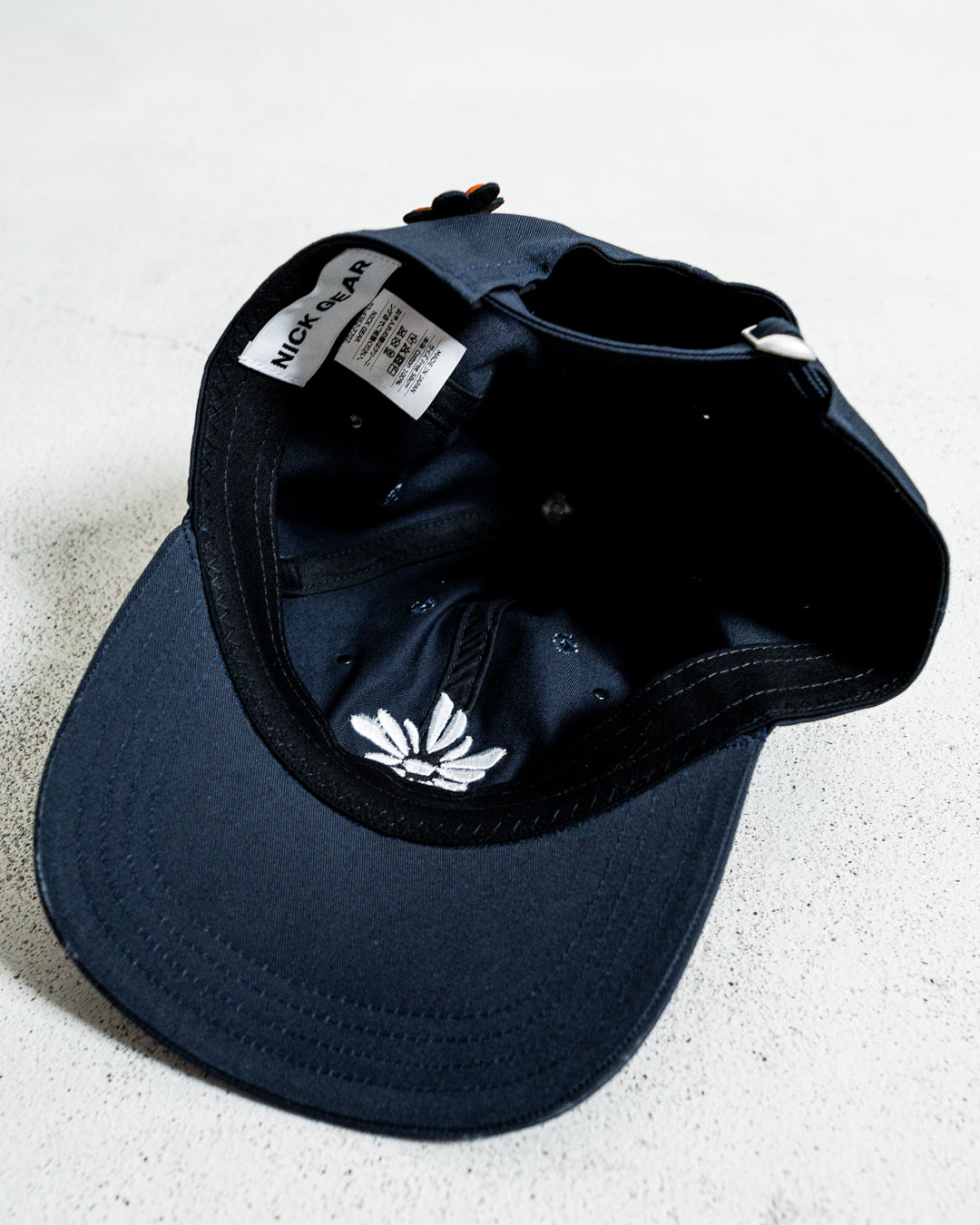 yorozu × NICK GEAR "YH LEATHER 3D FLOWER CAP"