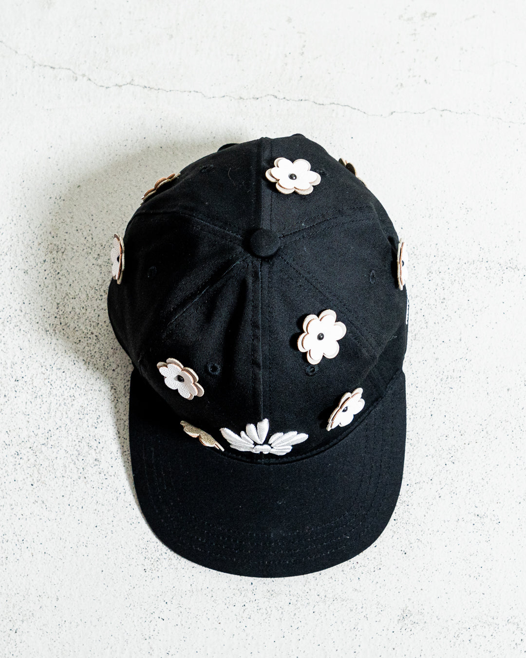 yorozu × NICK GEAR "YH LEATHER 3D FLOWER CAP"