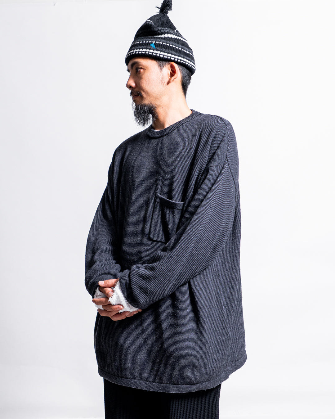 SANMONT Silk Noir Knitwear