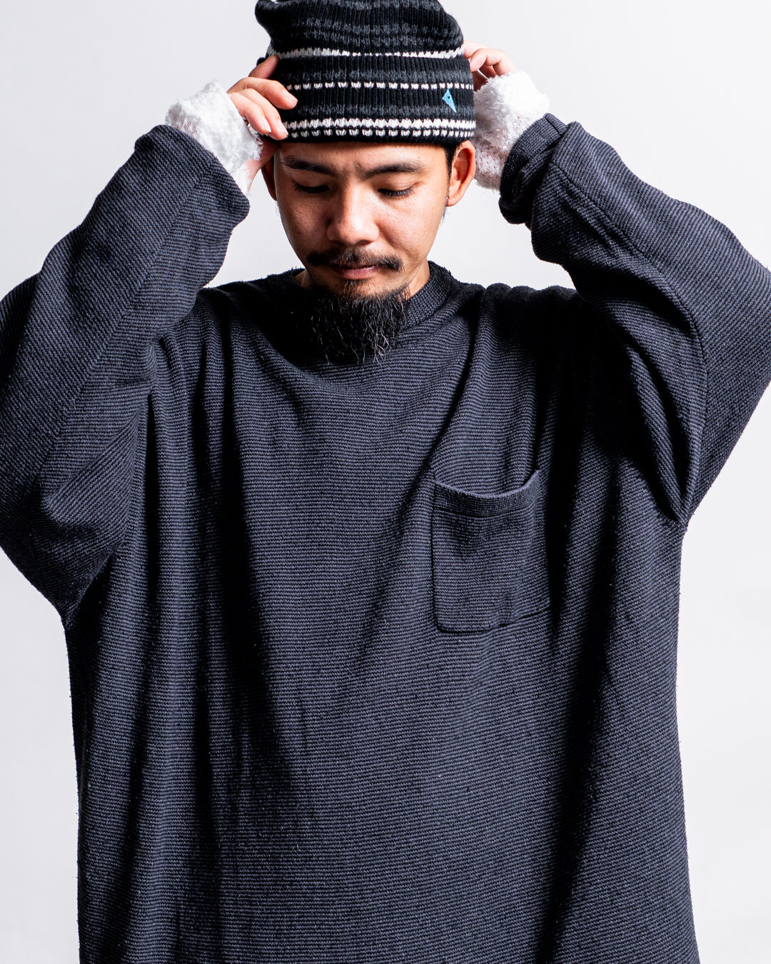 SANMONT Silk Noir Knitwear