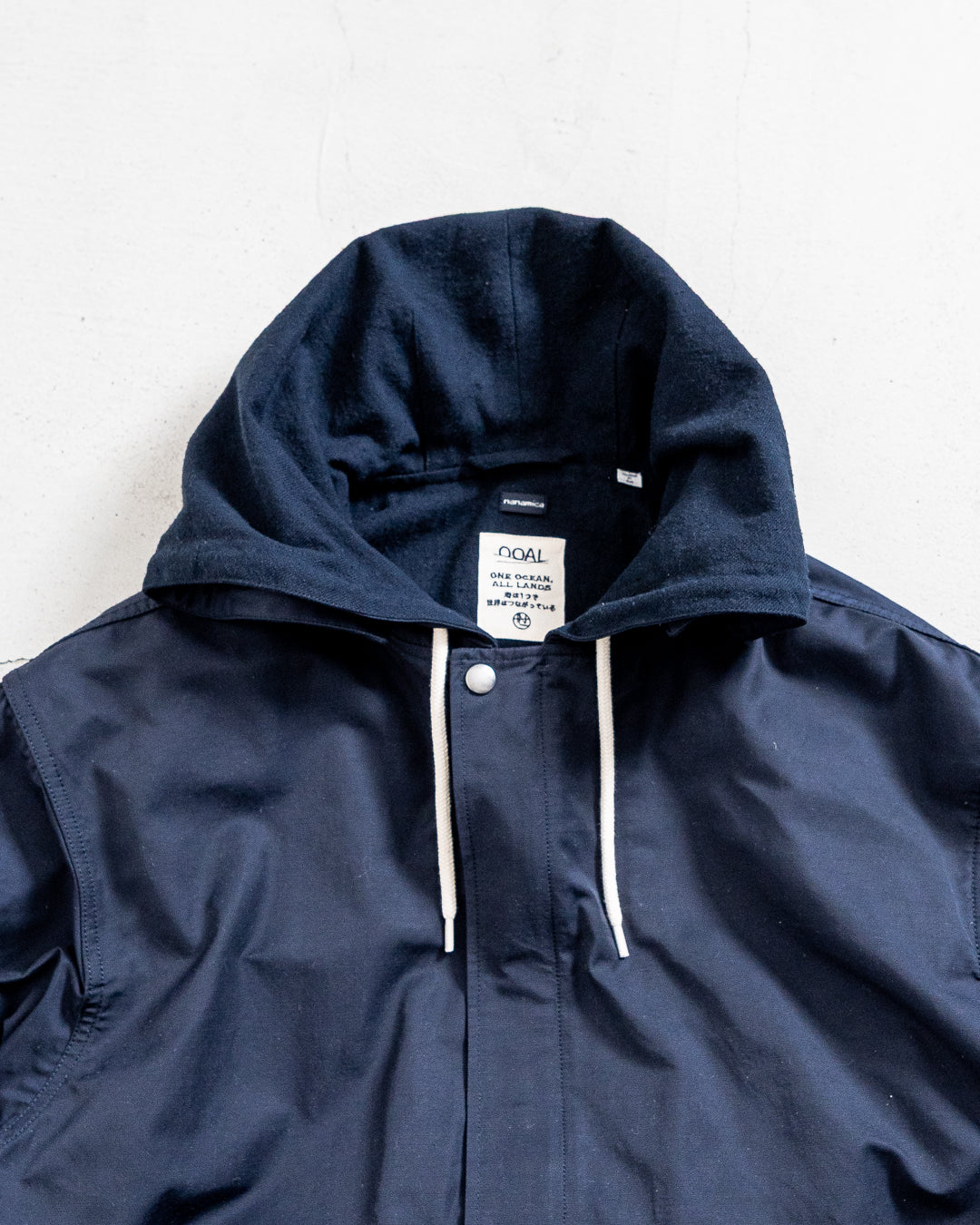 通販] Tnanamica (ナナミカ) Nylon Twill Hooded Jacket 商品ページ