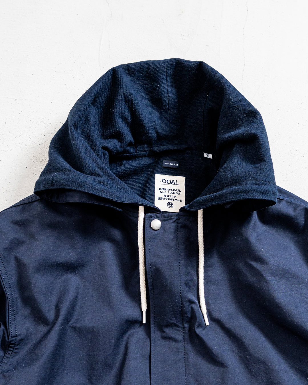 通販] Tnanamica (ナナミカ) Nylon Twill Hooded Jacket 商品ページ