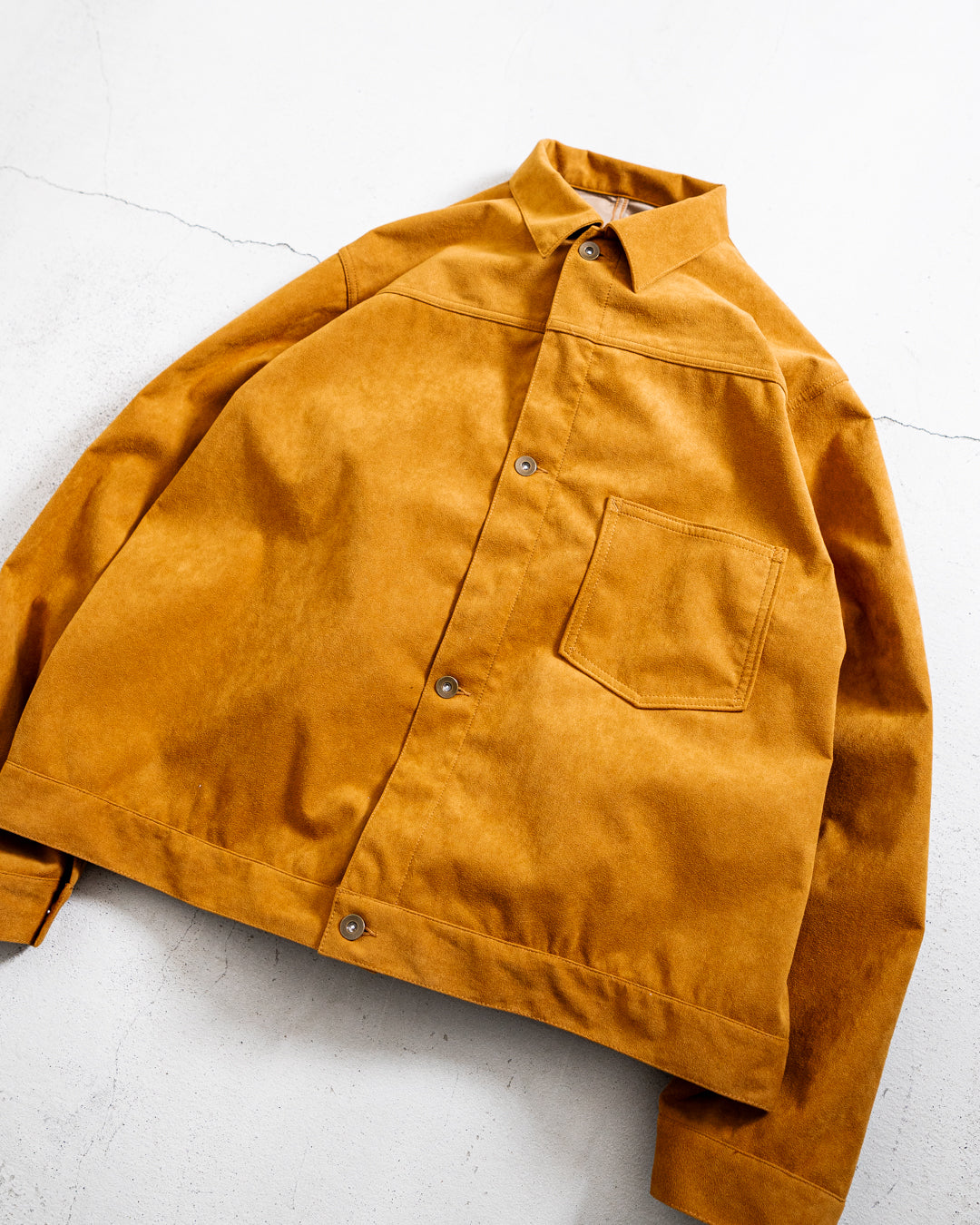 nanamica Synthetic Leather Short Jacket