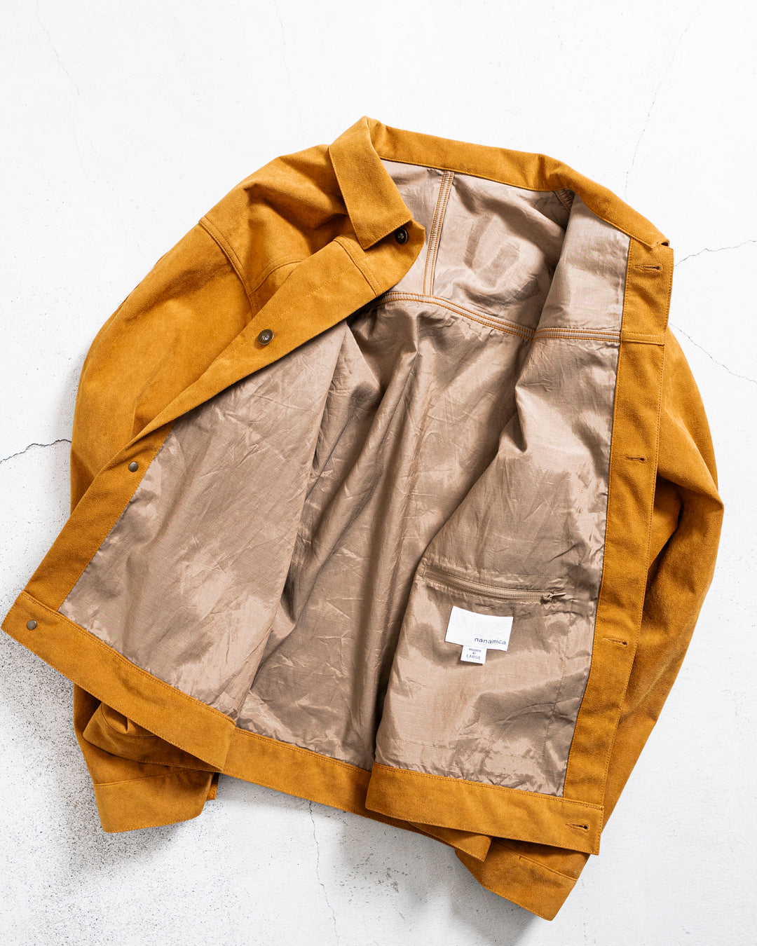 nanamica Synthetic Leather Short Jacket