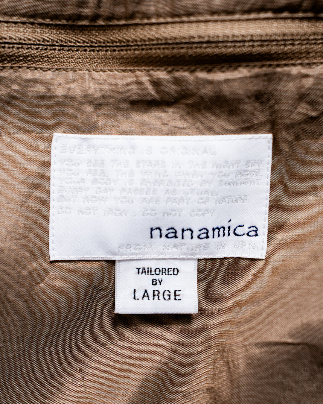 nanamica Synthetic Leather Short Jacket