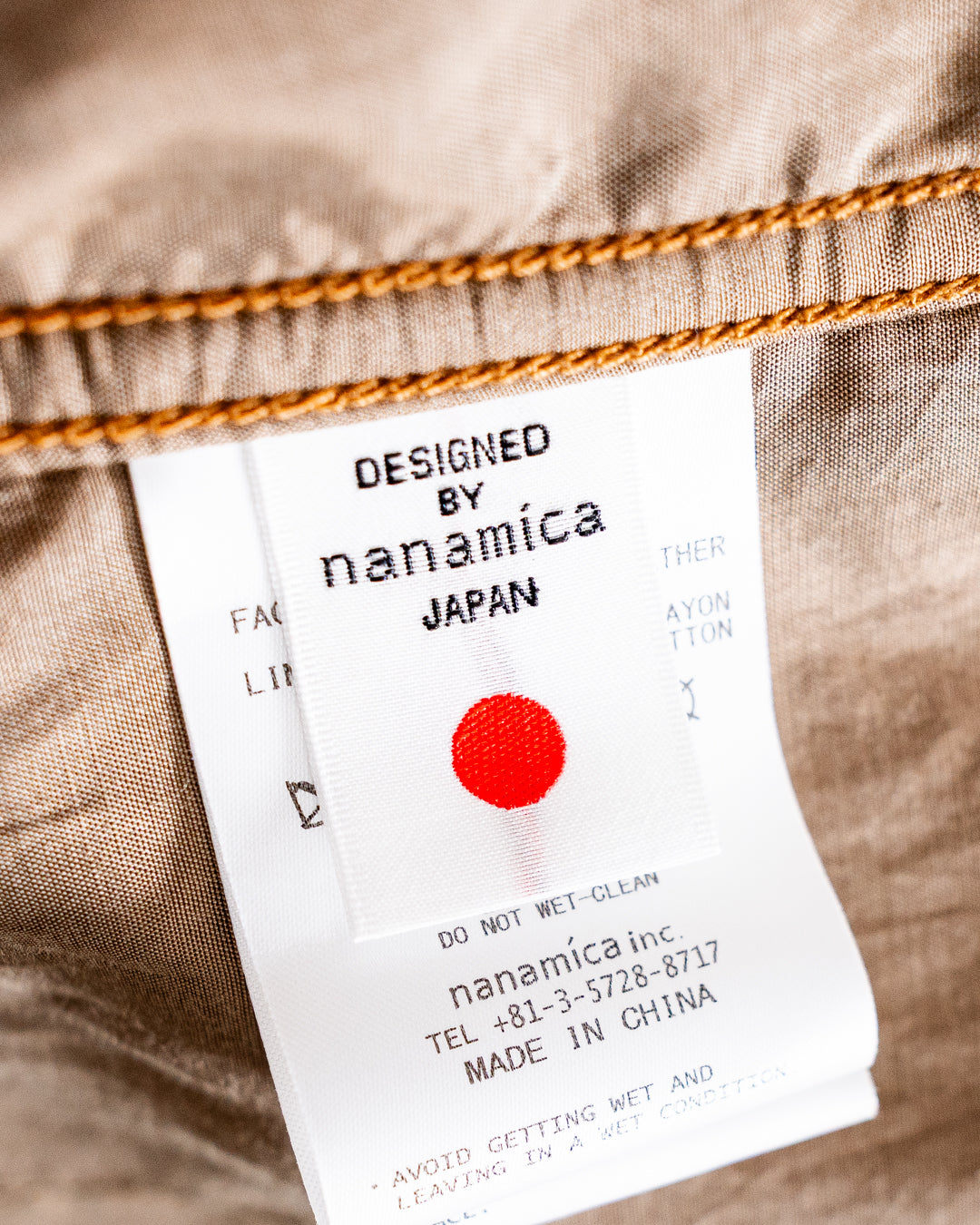 nanamica Synthetic Leather Short Jacket