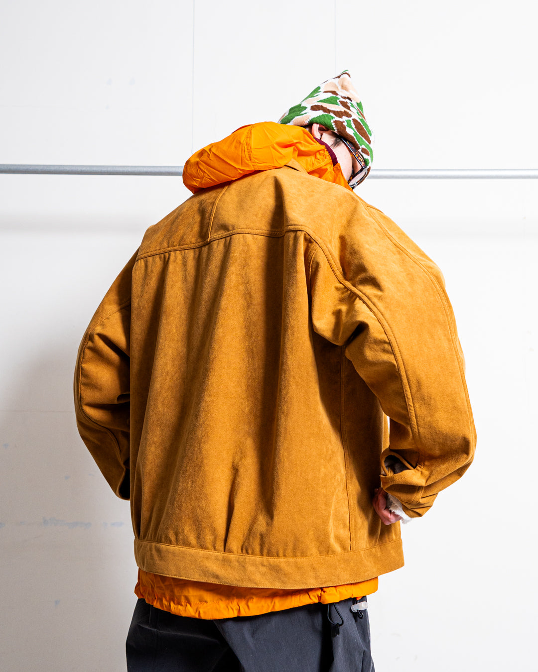 nanamica Synthetic Leather Short Jacket