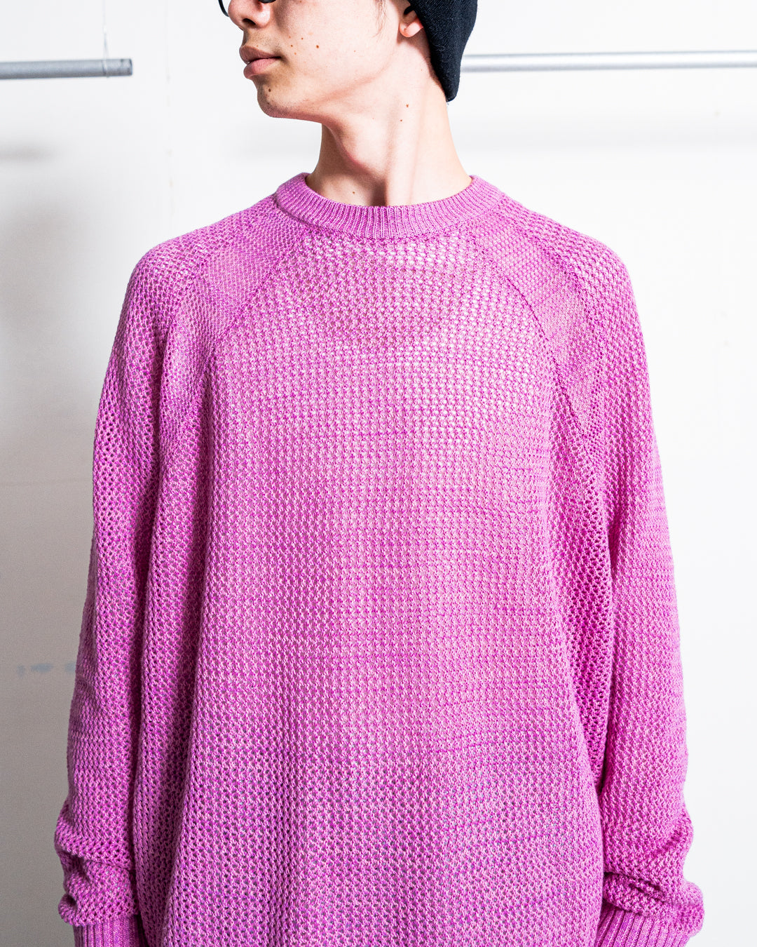 White Mountaineering RAGLAN KNIT PULLOVER