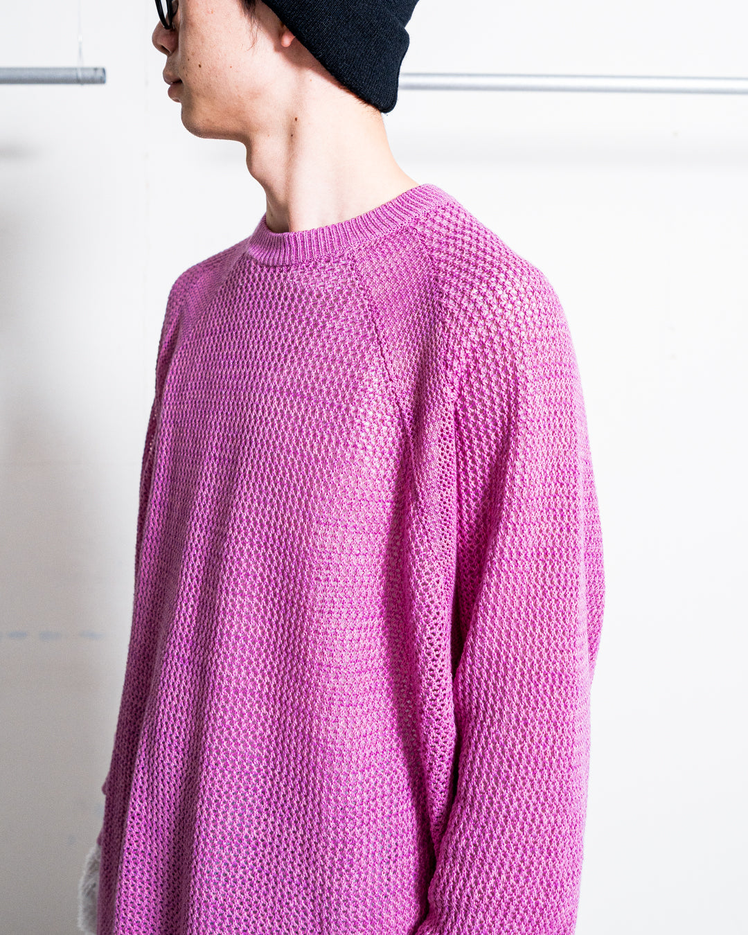 White Mountaineering RAGLAN KNIT PULLOVER