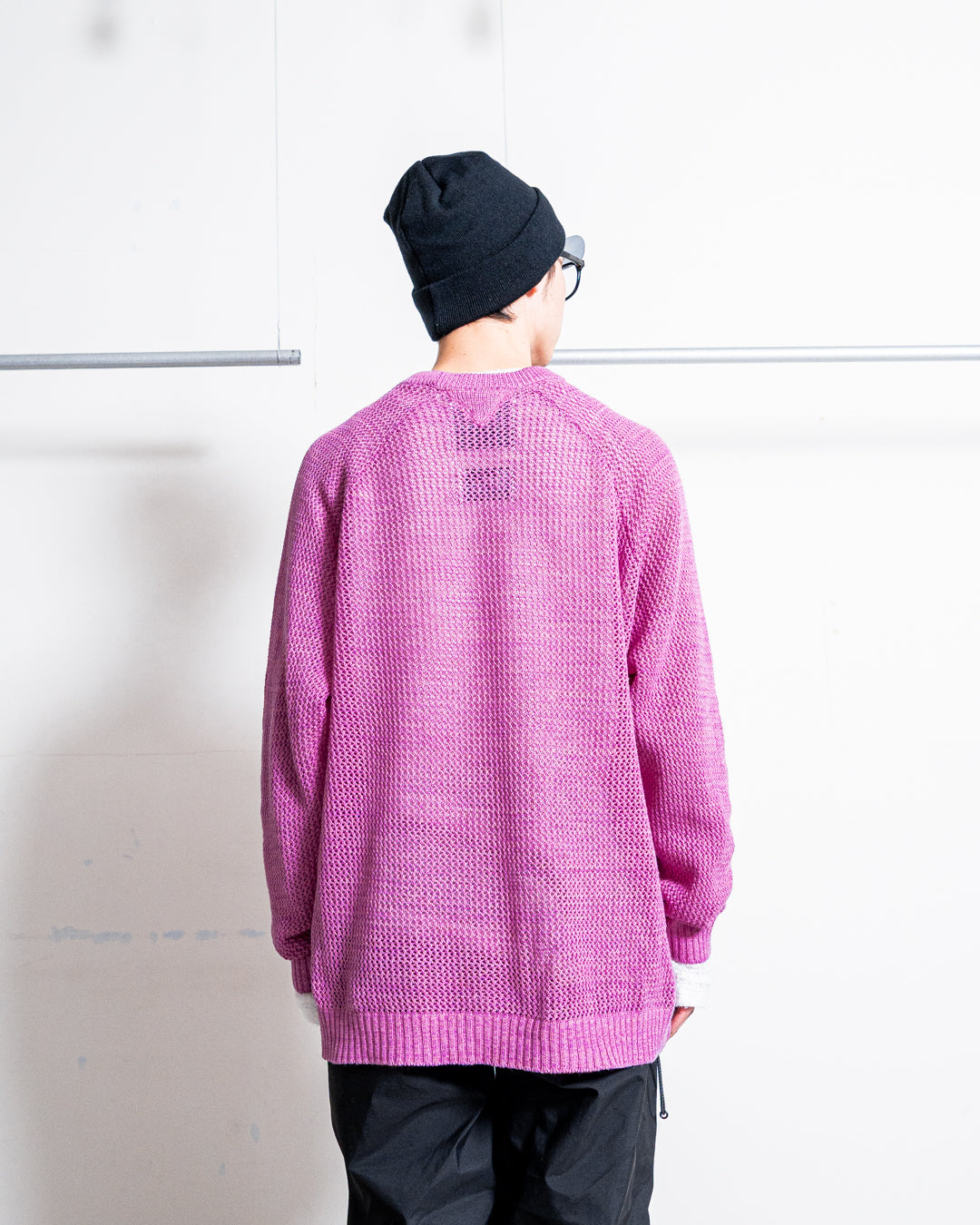 White Mountaineering RAGLAN KNIT PULLOVER