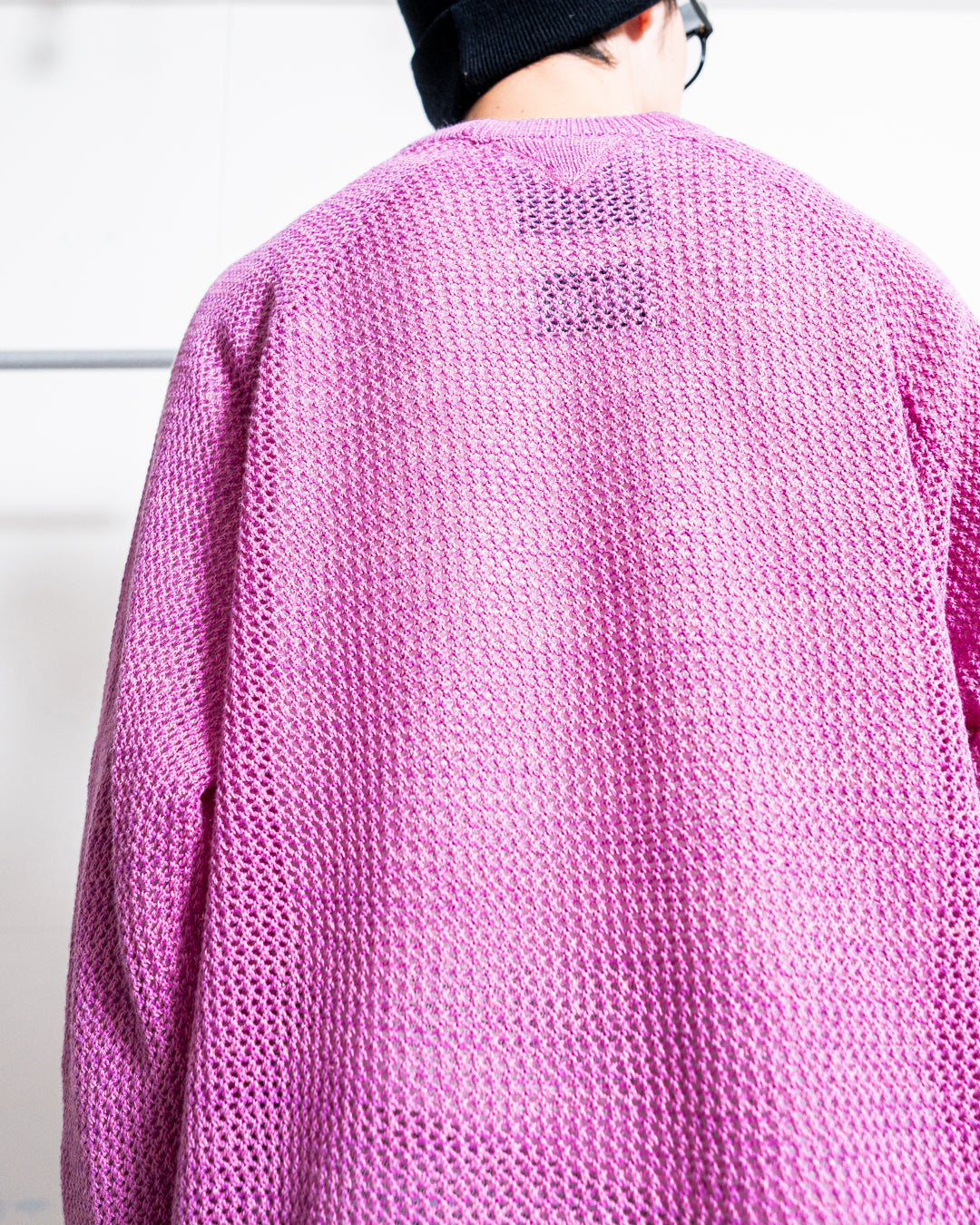 White Mountaineering RAGLAN KNIT PULLOVER