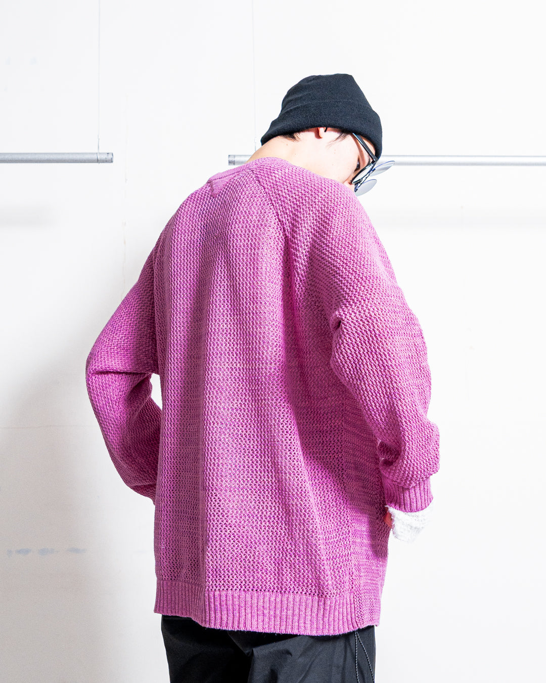 White Mountaineering RAGLAN KNIT PULLOVER