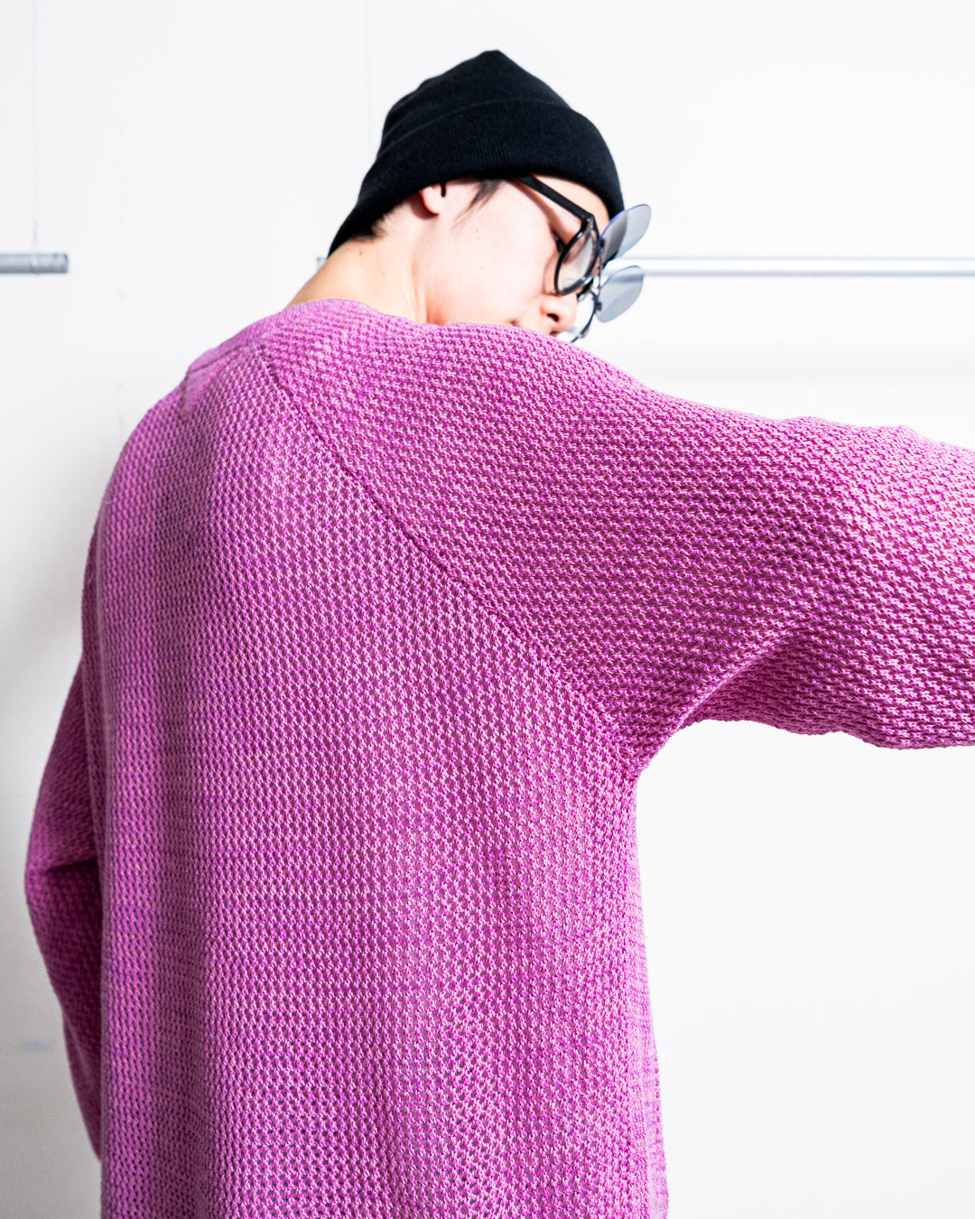 White Mountaineering RAGLAN KNIT PULLOVER