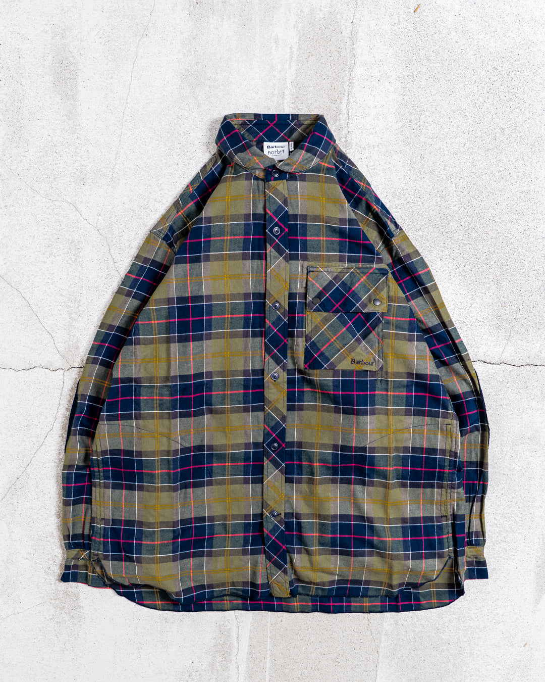 【collabolation】norbit × Barbour Checked Shirt , Tartan Shirt