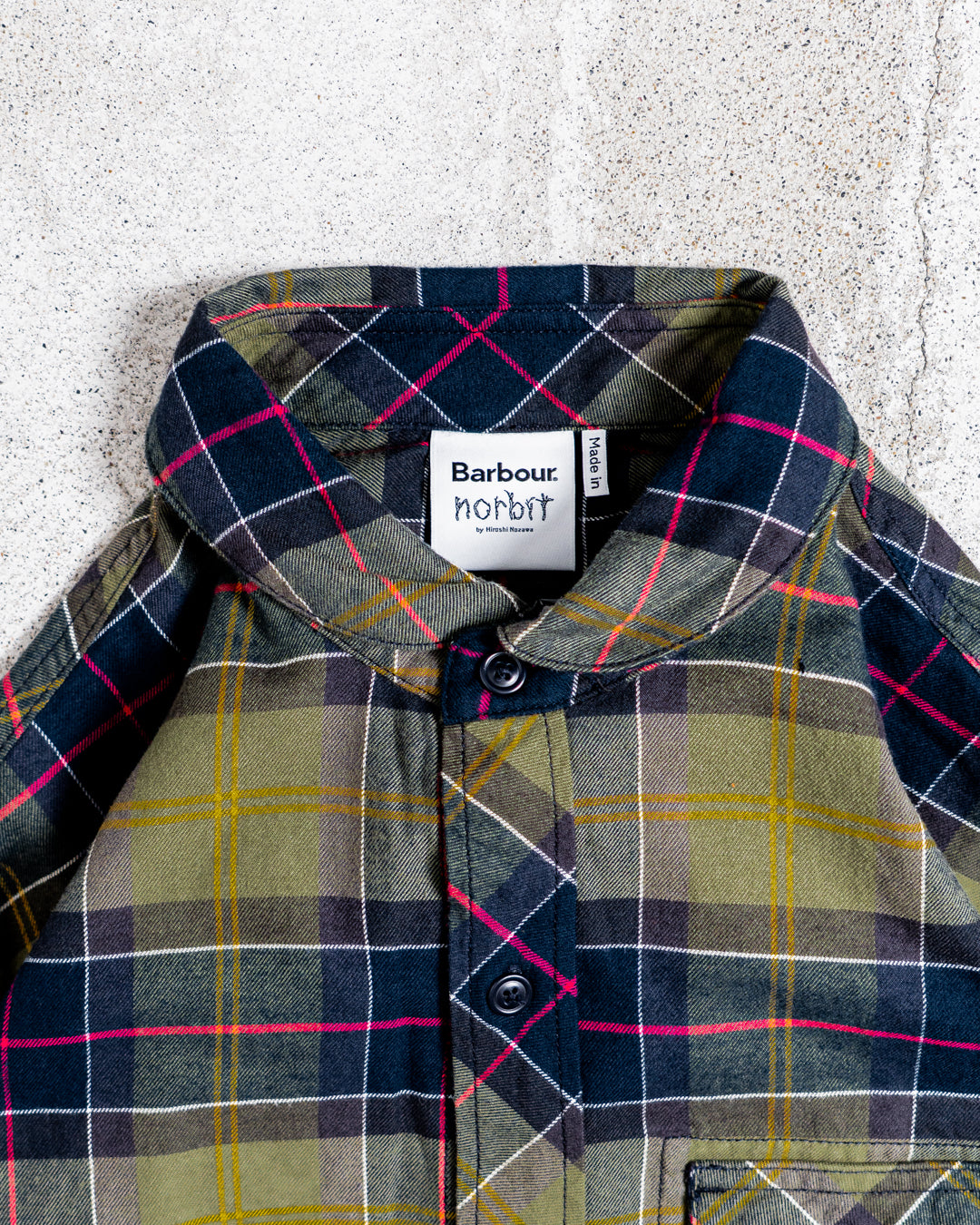 【collabolation】norbit × Barbour Checked Shirt , Tartan Shirt