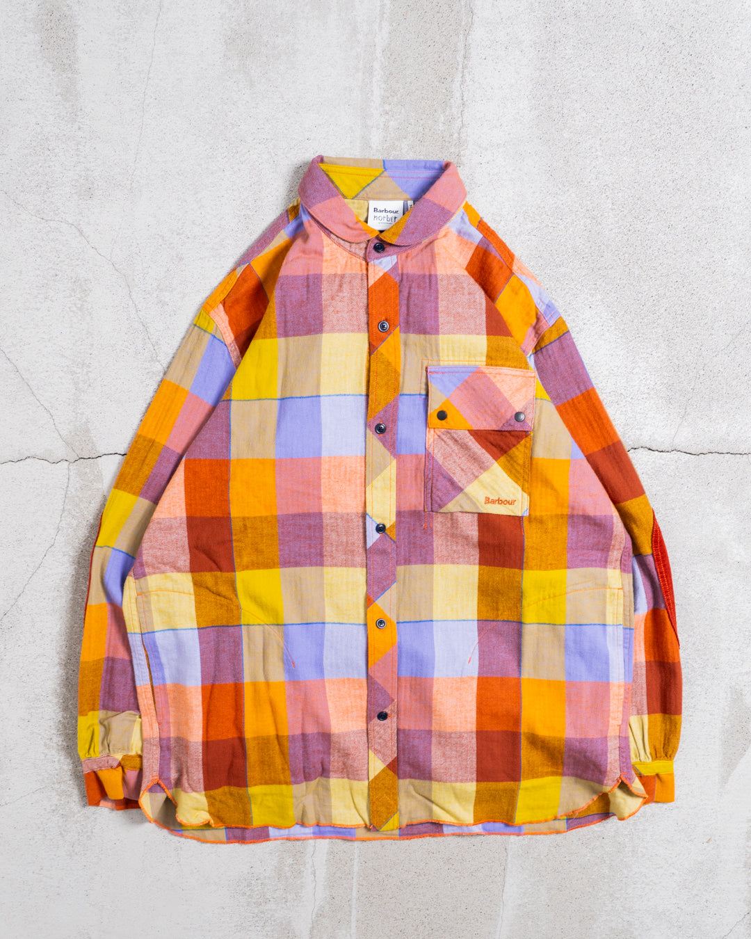 【collabolation】norbit × Barbour Checked Shirt , Tartan Shirt