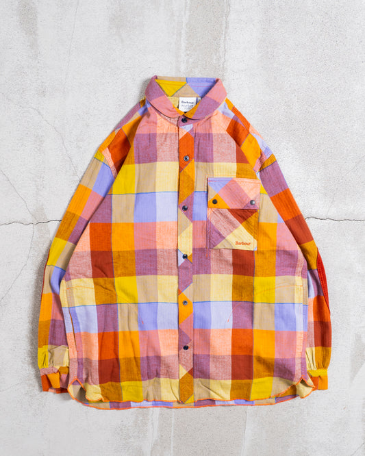 【collabolation】norbit × Barbour Checked Shirt , Tartan Shirt