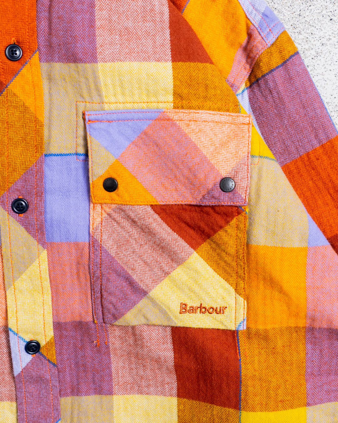 【collabolation】norbit × Barbour Checked Shirt , Tartan Shirt