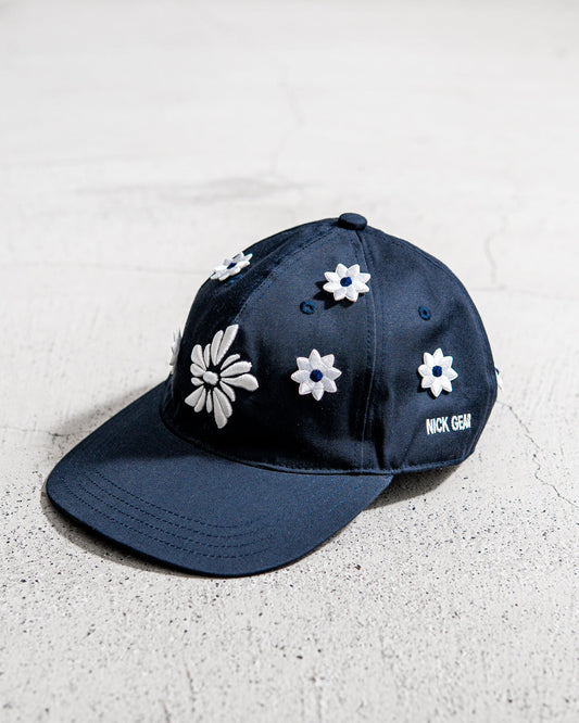 【8.8 sat 11:00 release】NICK GEAR 3D Flower Logo Cap