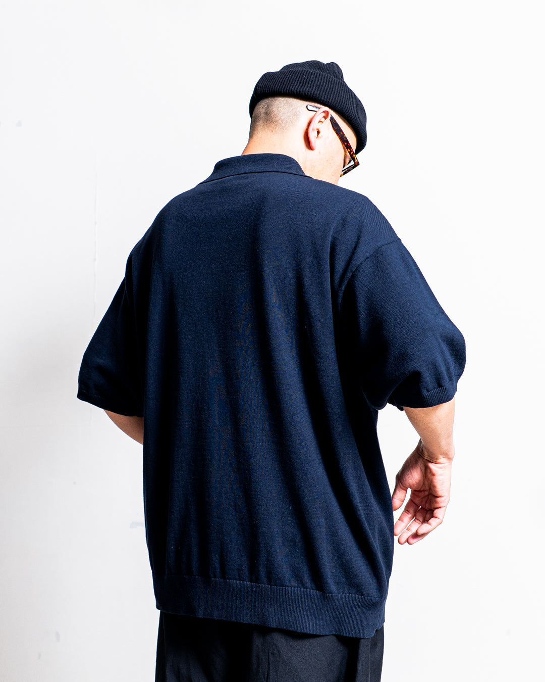 is-ness Knitted Polo Shirt
