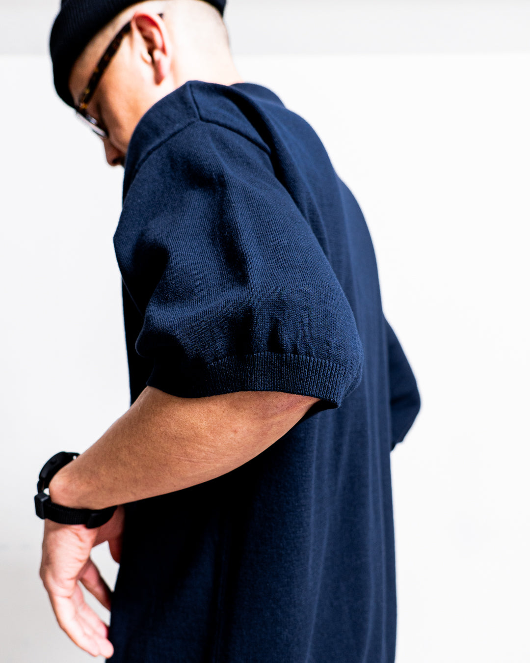 is-ness Knitted Polo Shirt