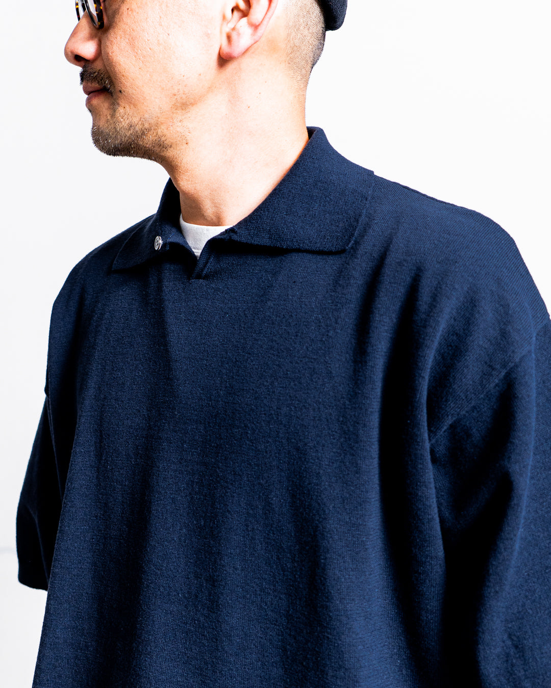 is-ness Knitted Polo Shirt