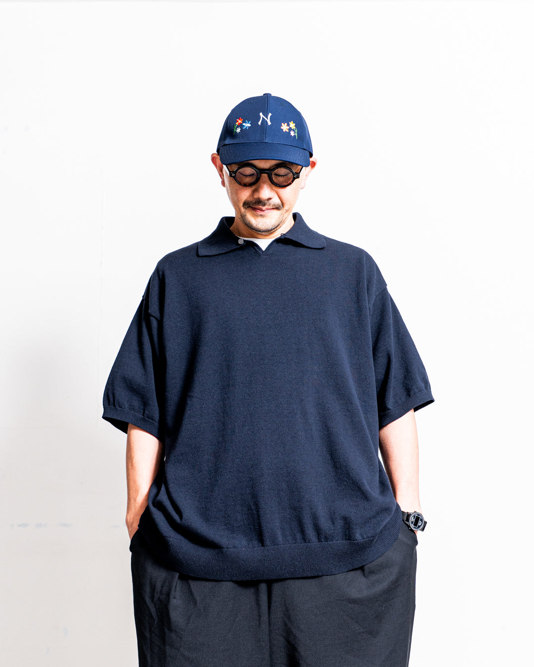 NICK GEAR Mini Logo Flower Cap