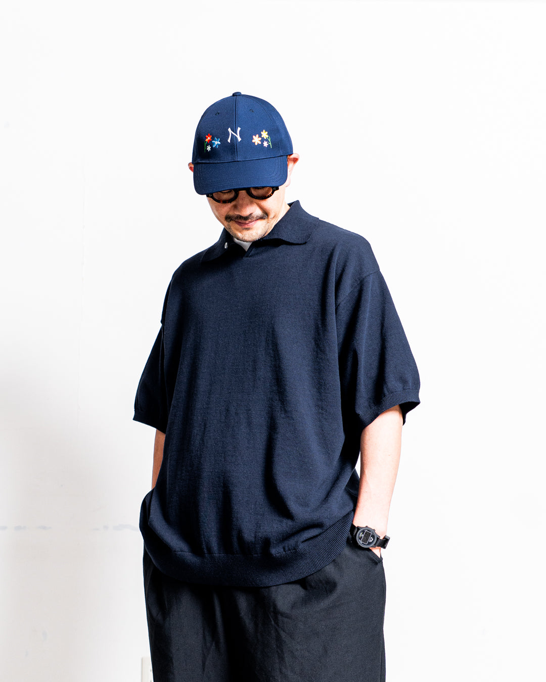 NICK GEAR Mini Logo Flower Cap
