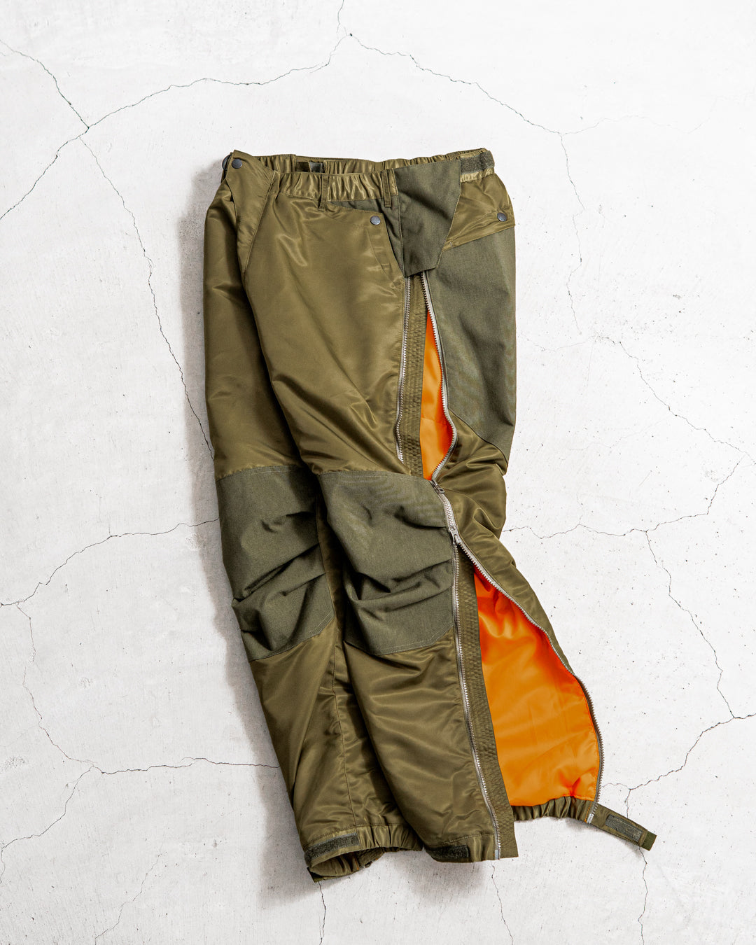 【Collaboration】norbit × Alpha industries Side-opening Padding Samue Pants