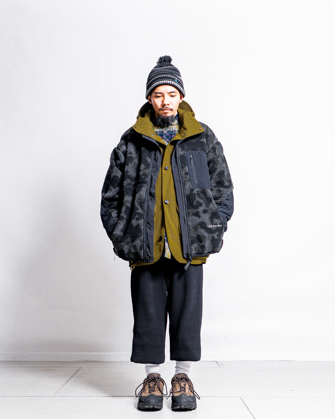 【Reversible item】and wander reversible boa jacket